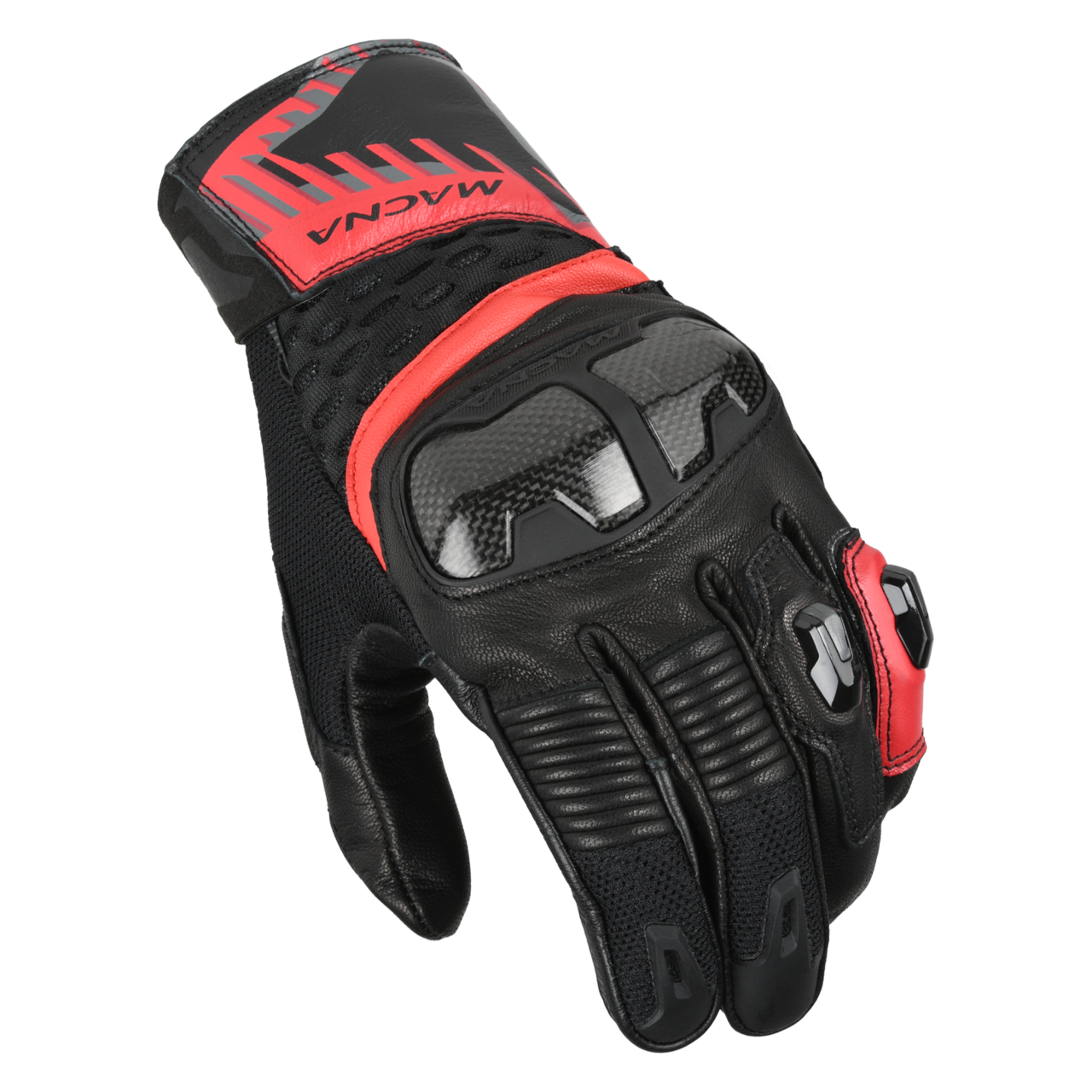 Rękawice Motocyklowe Macna Chizu Czarny/CzerwonyXXXL