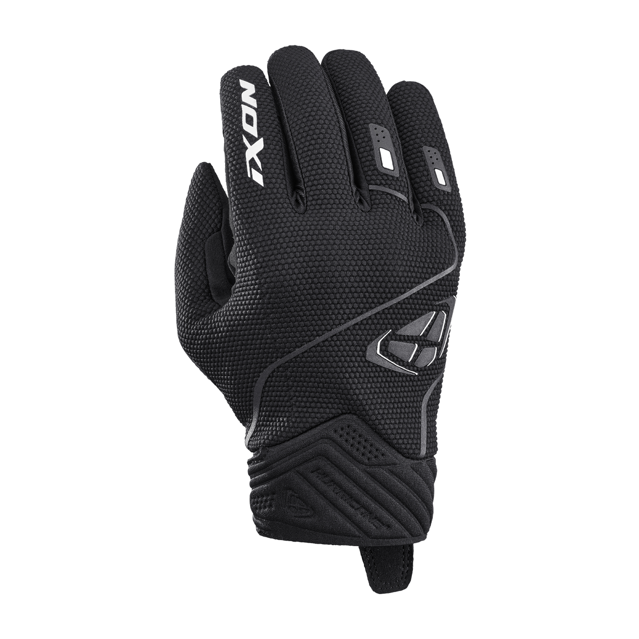 Rękawice Motocyklowe Ixon Hurricane 2 Czarny/Złamany BiałyL