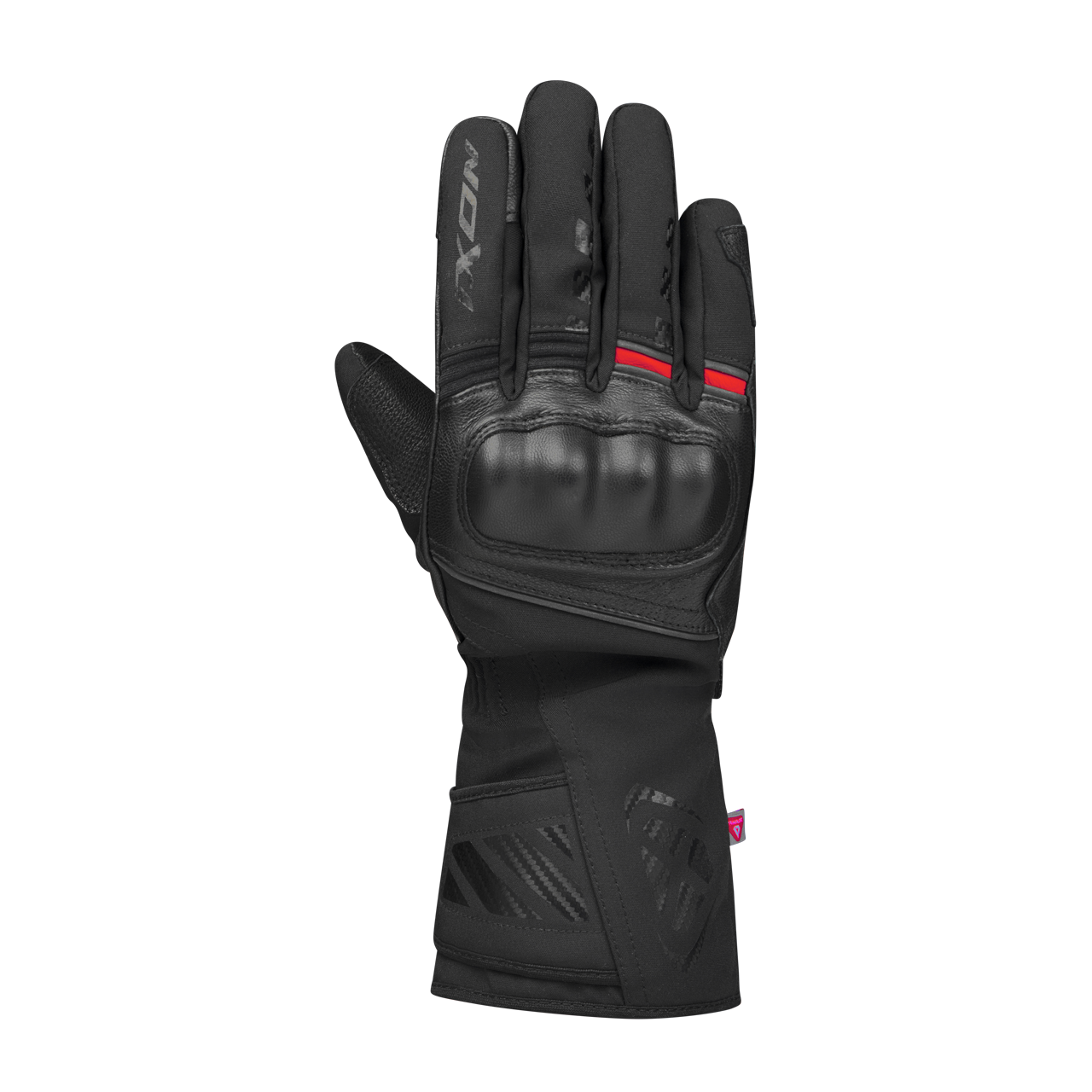 Rękawice Motocyklowe IXON Pro Rescue 3 Czarny/Czerwony4XL