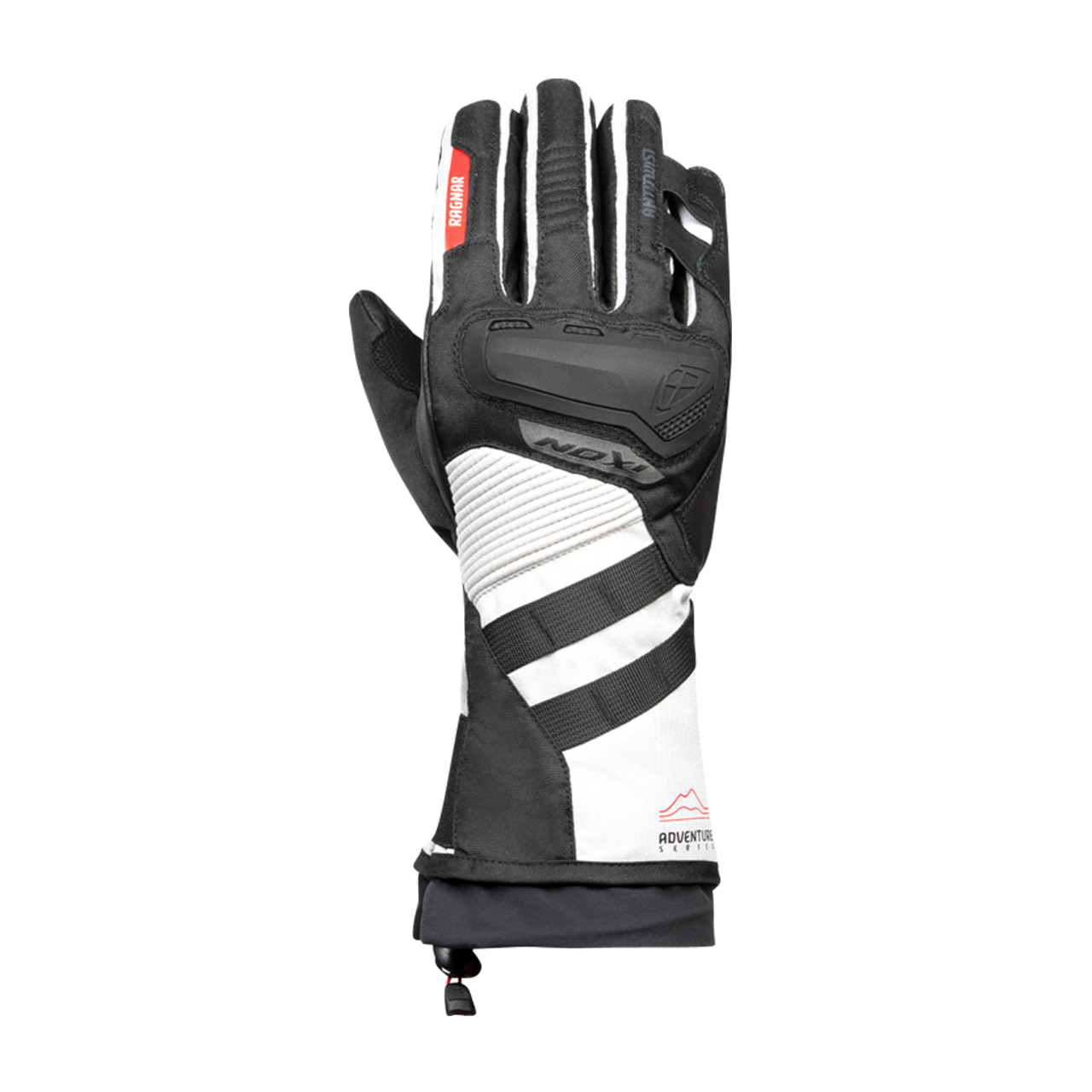 Rękawice Motocyklowe IXON Pro Ragnar Czarny/Szary/Czerwony4XL