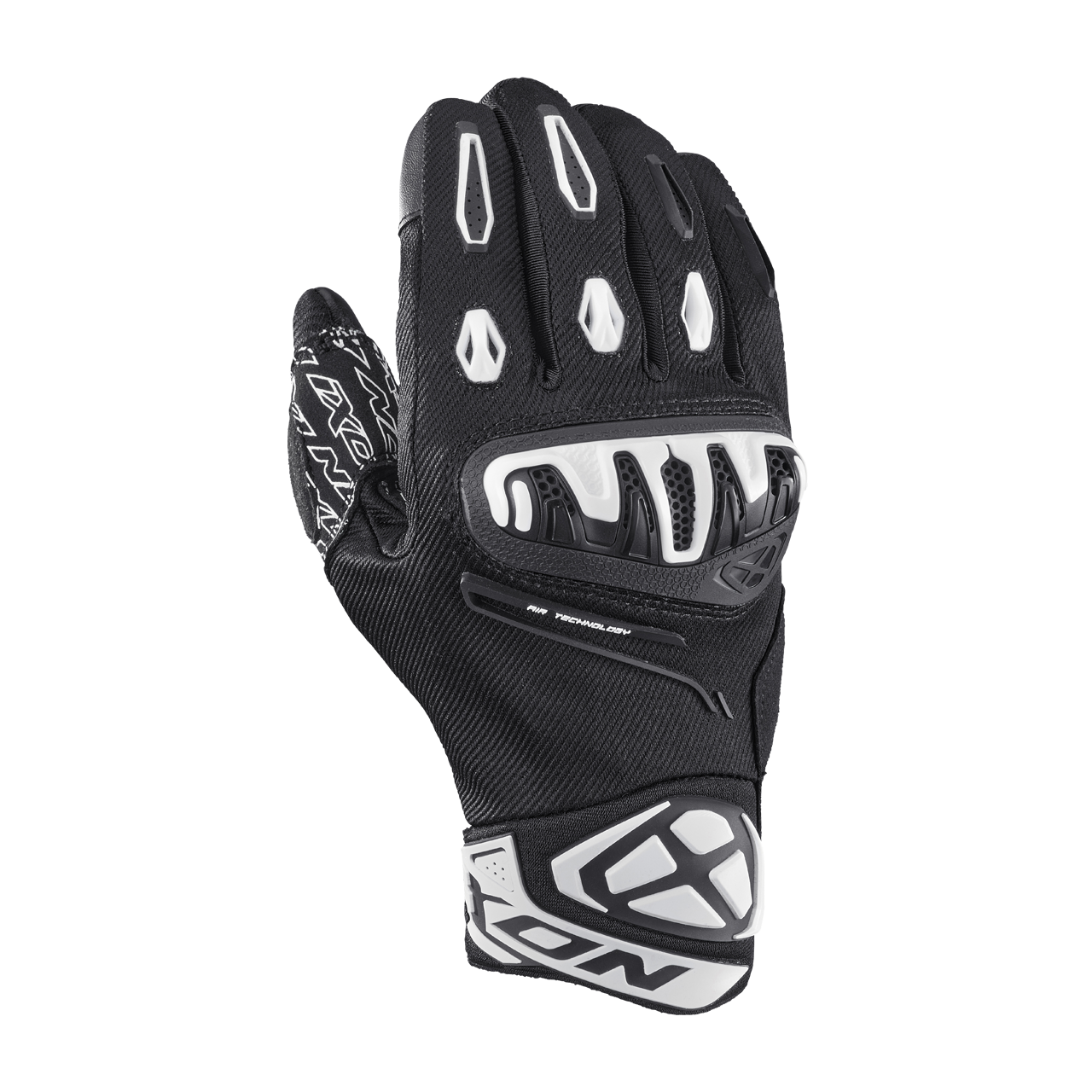 Rękawice Motocyklowe Ixon Mirage Air Czarny/Złamany BiałyS