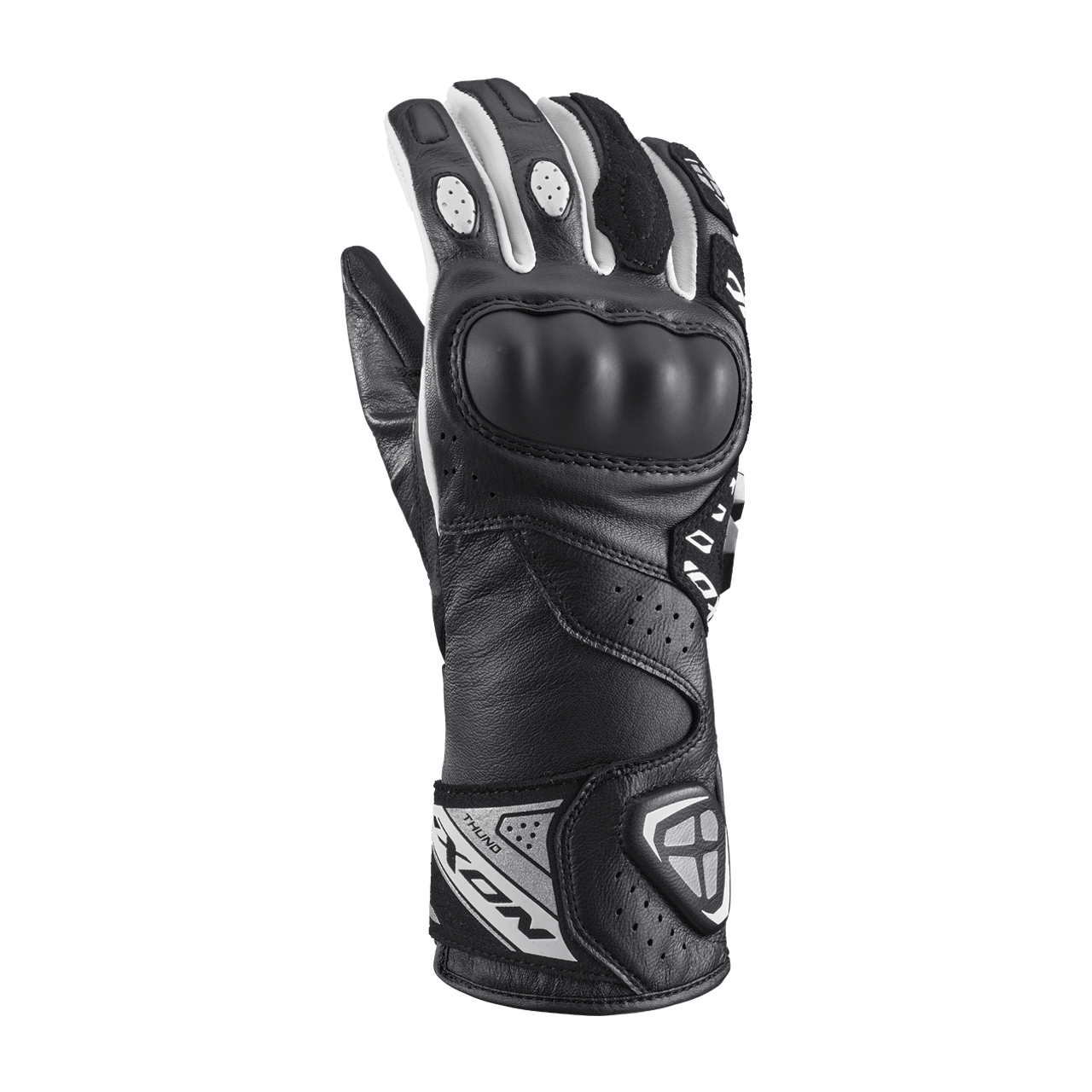 Rękawice Motocyklowe Ixon Thund Damskie Czarny/Złamany BiałyXXL