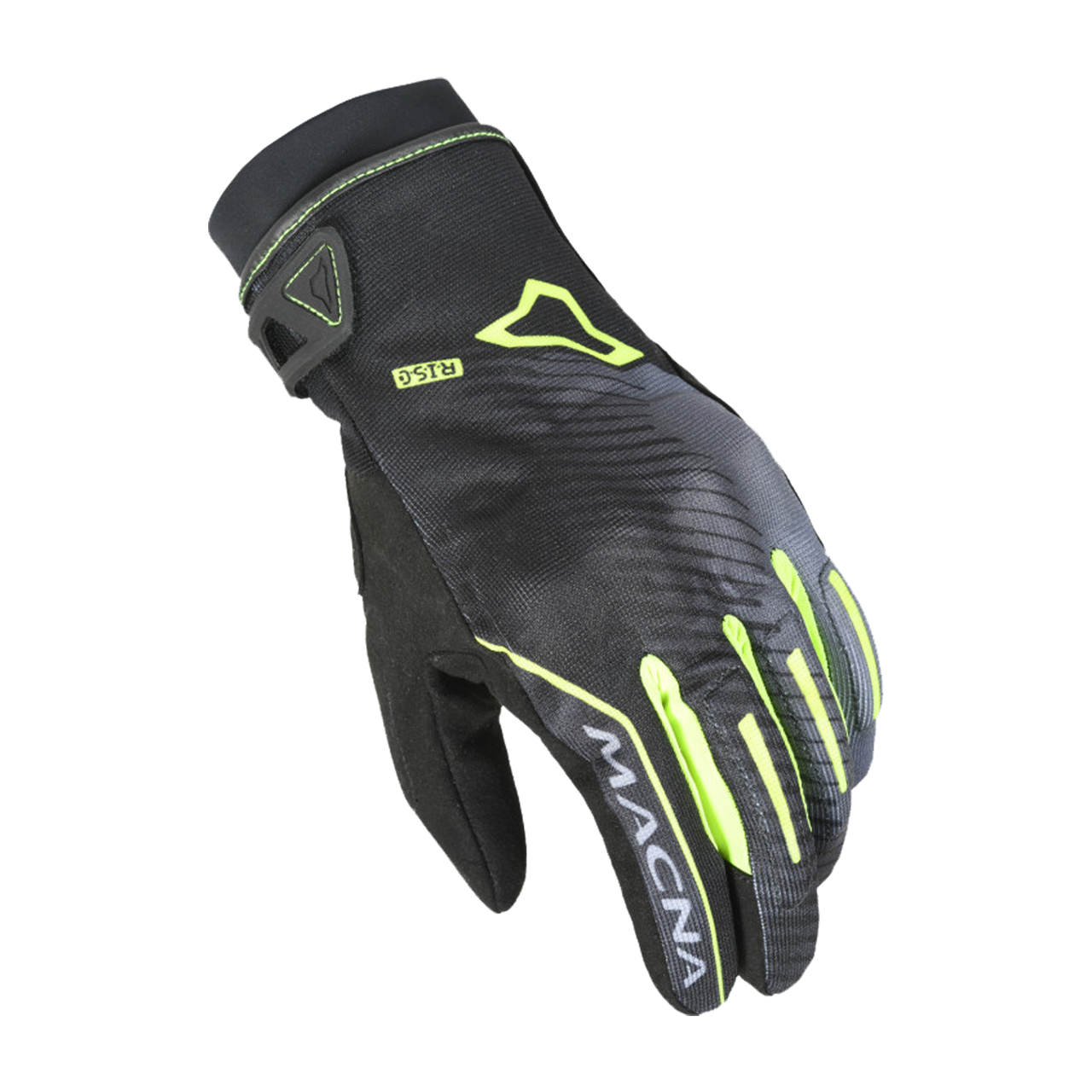 Rękawice Motocyklowe Macna Crew RTX Czarny/ŻółtyXL