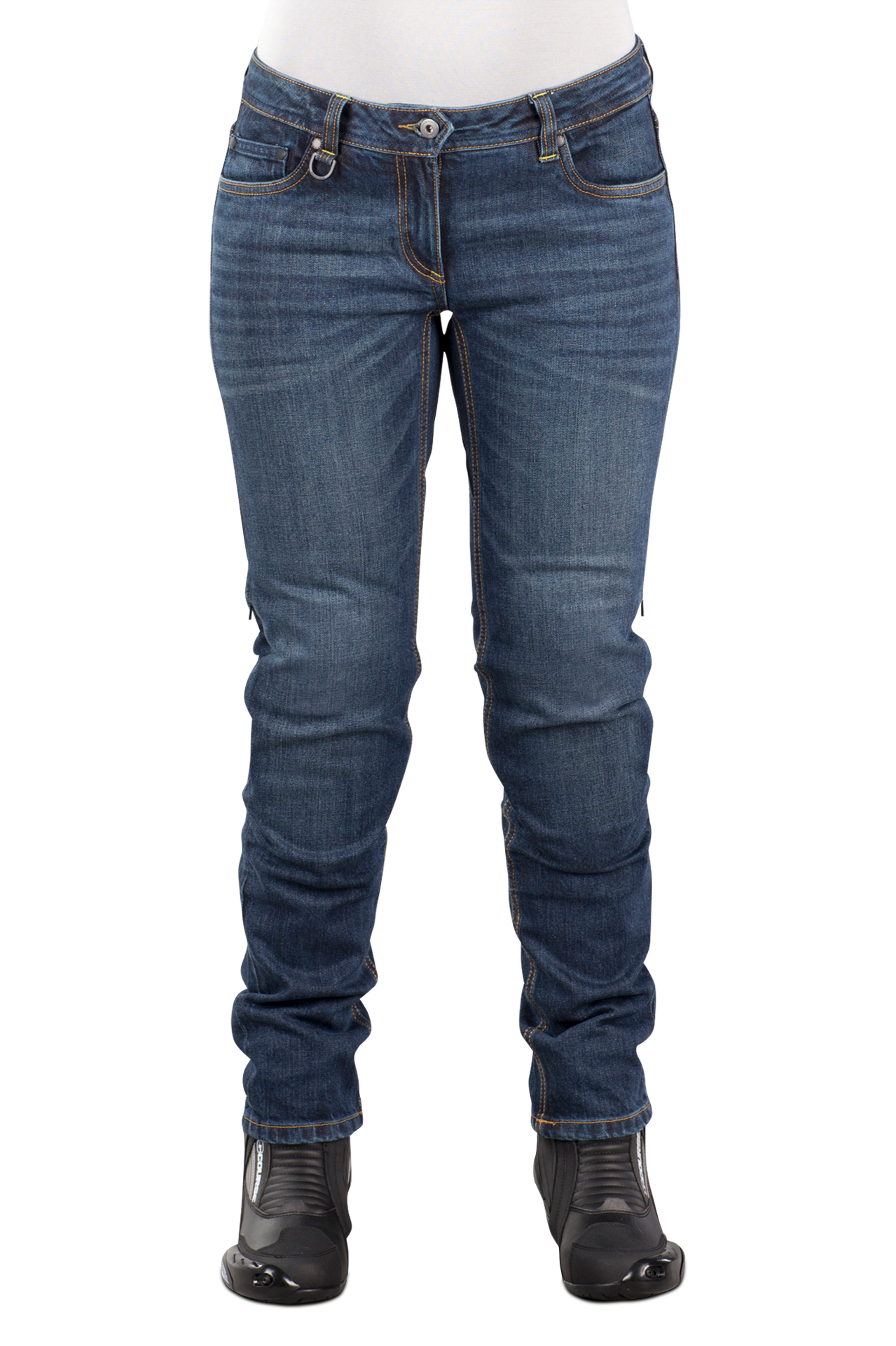 Damskie jeansy Spidi J-Tracker L34 CiemnoniebieskiW30 x L34