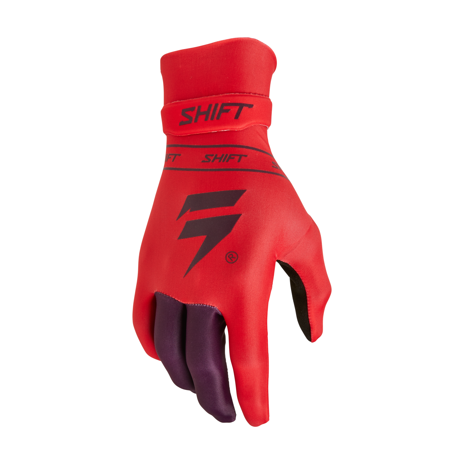 Rękawice Cross Shift Black Label Qwik Fluorescencyjny czerwonyXXL