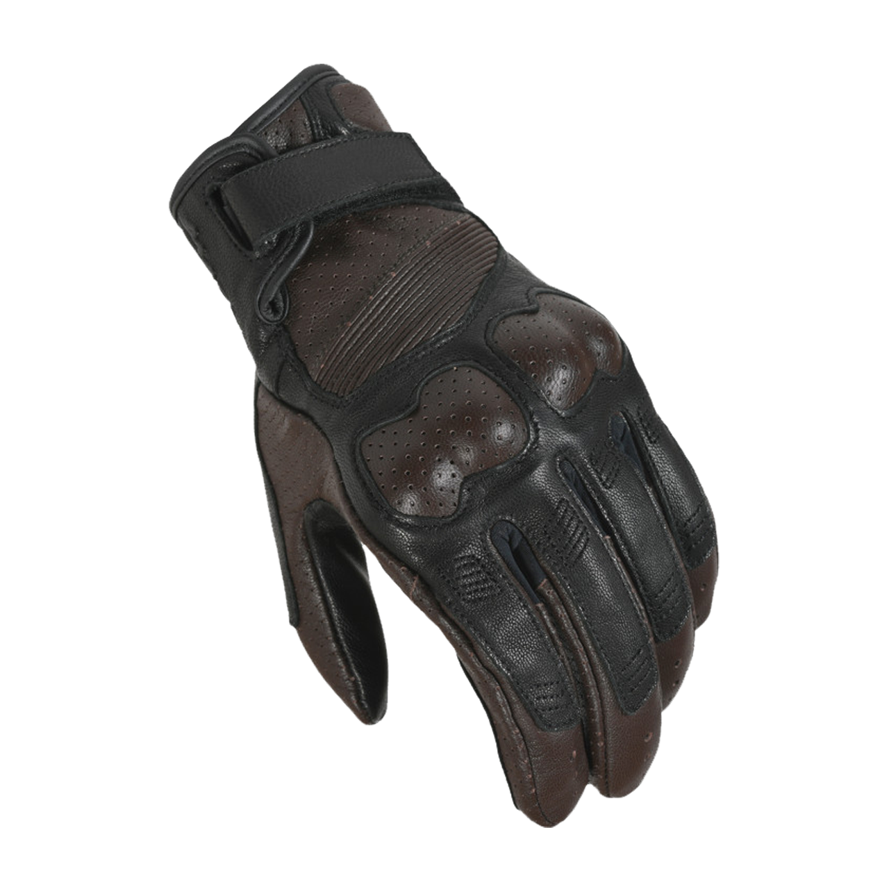 Rękawice Motocyklowe Macna Bold Brązowy nadrukXS