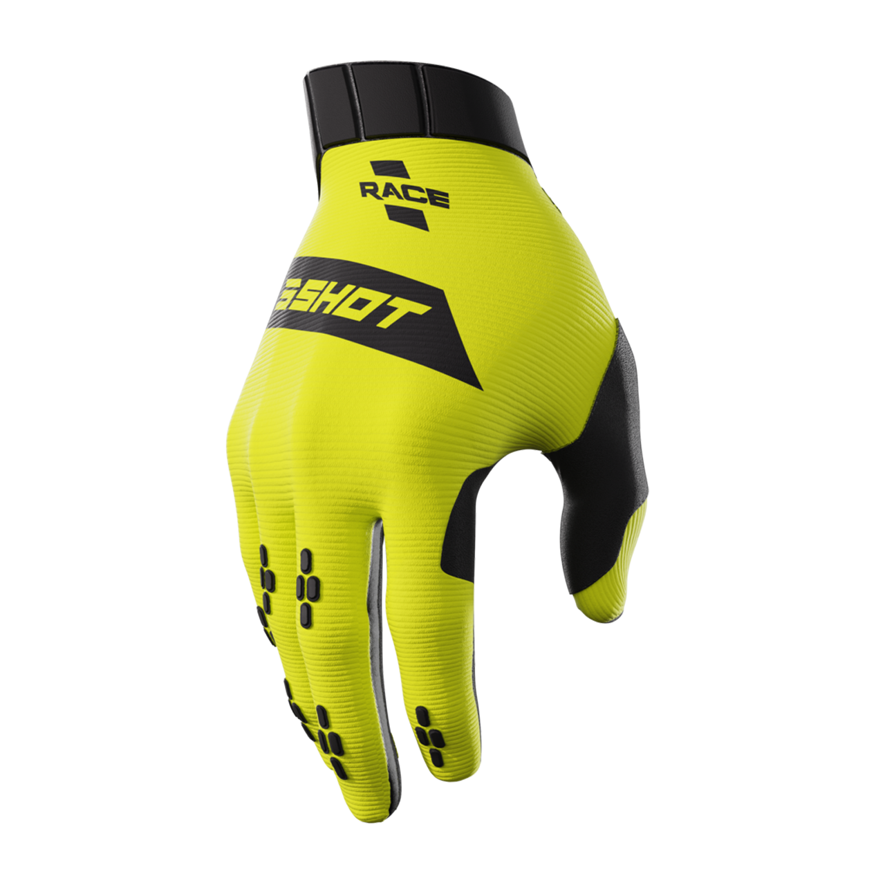 Rękawice Cross Shot Race Neonowy ŻółtyXXL
