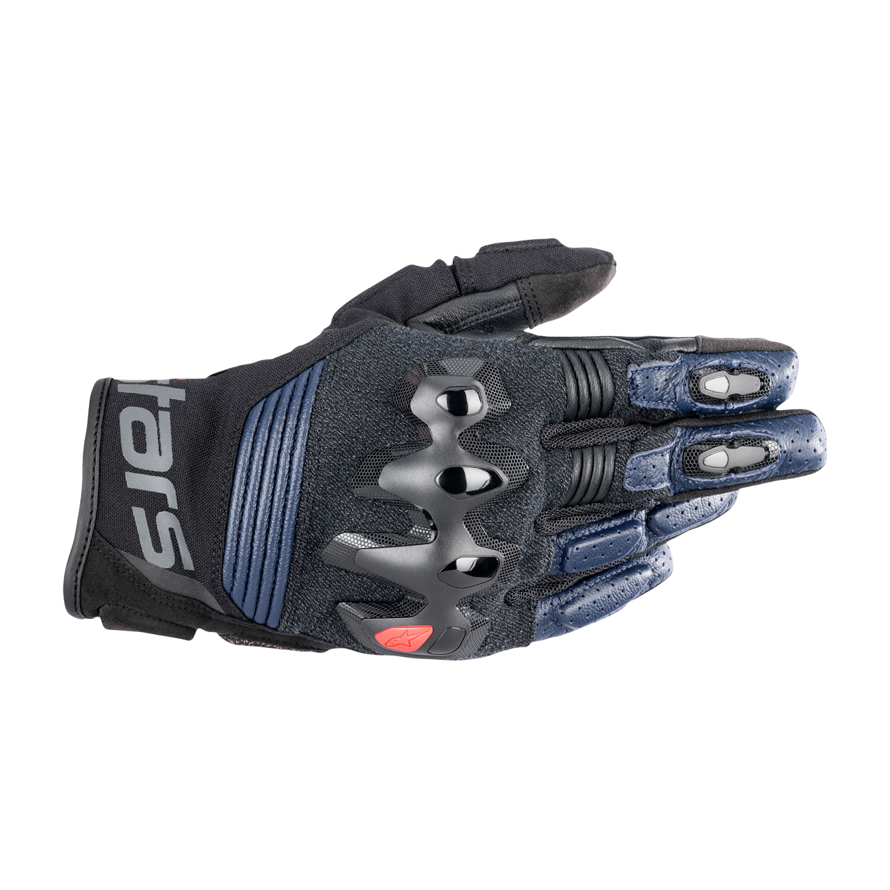 Rękawice Motocyklowe Alpinestars Halo Leather Ciemnoniebieski/CzarnyXXL