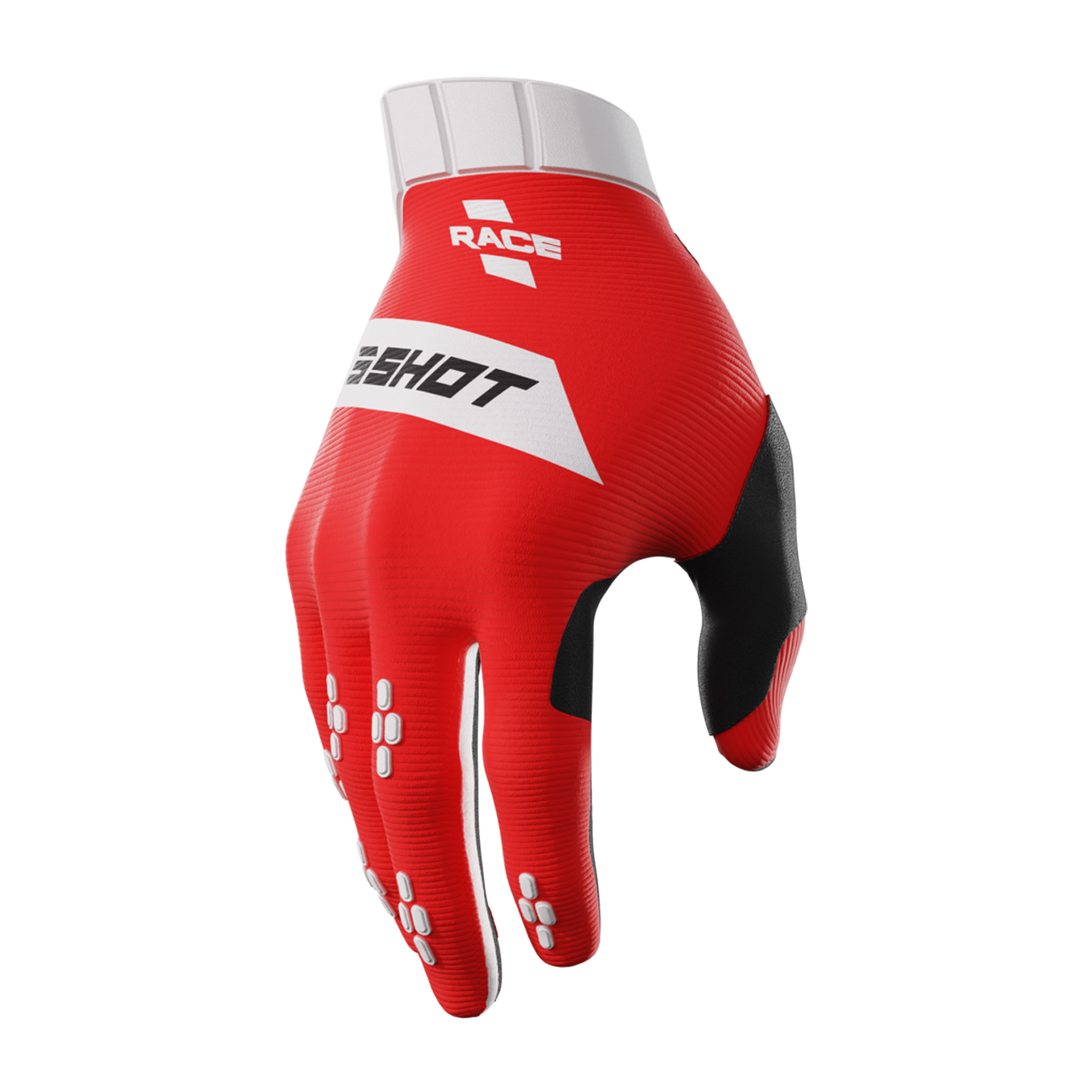 Rękawice Cross Shot Race CzerwonyXXXL