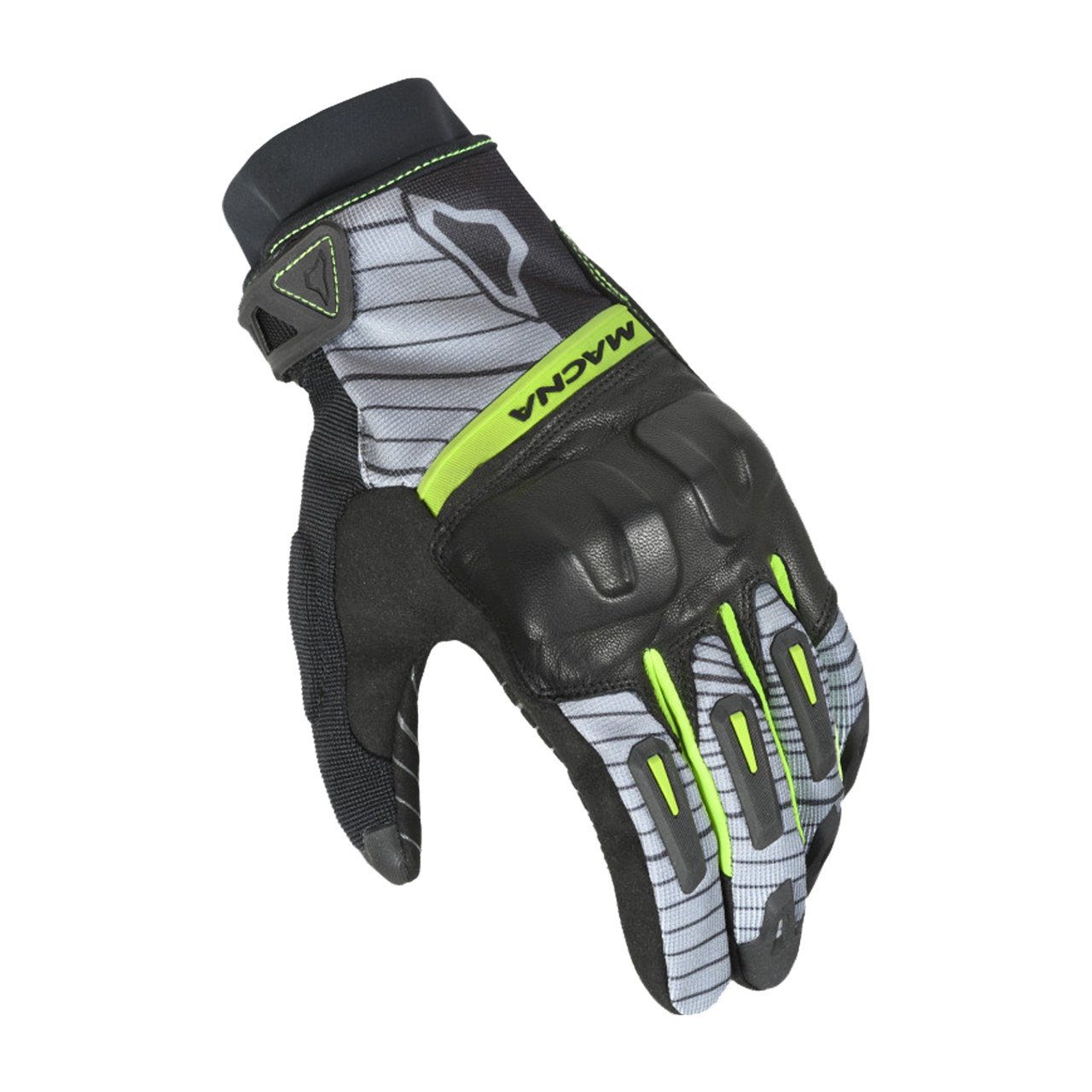 Rękawice Motocyklowe Macna Attila RTX Szary/ŻółtyM