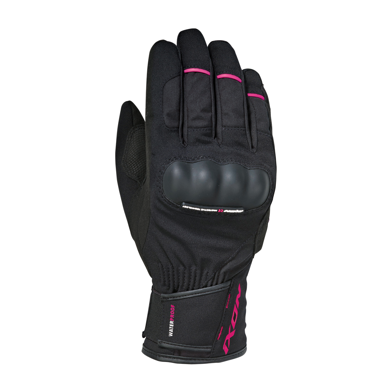 Rękawice Motocyklowe Ixon Pro Russel Damskie Czarny/FuksjowyXXL