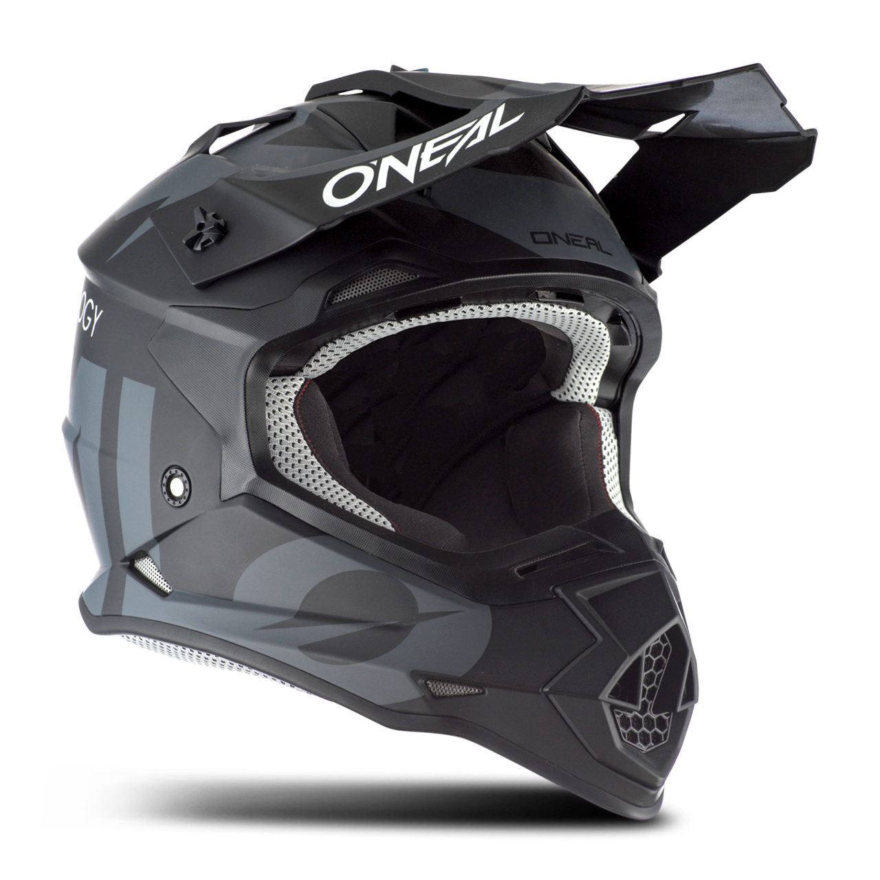 Kask Cross O'Neal 2SRS SLICK V.23 Czarny/SzaryL