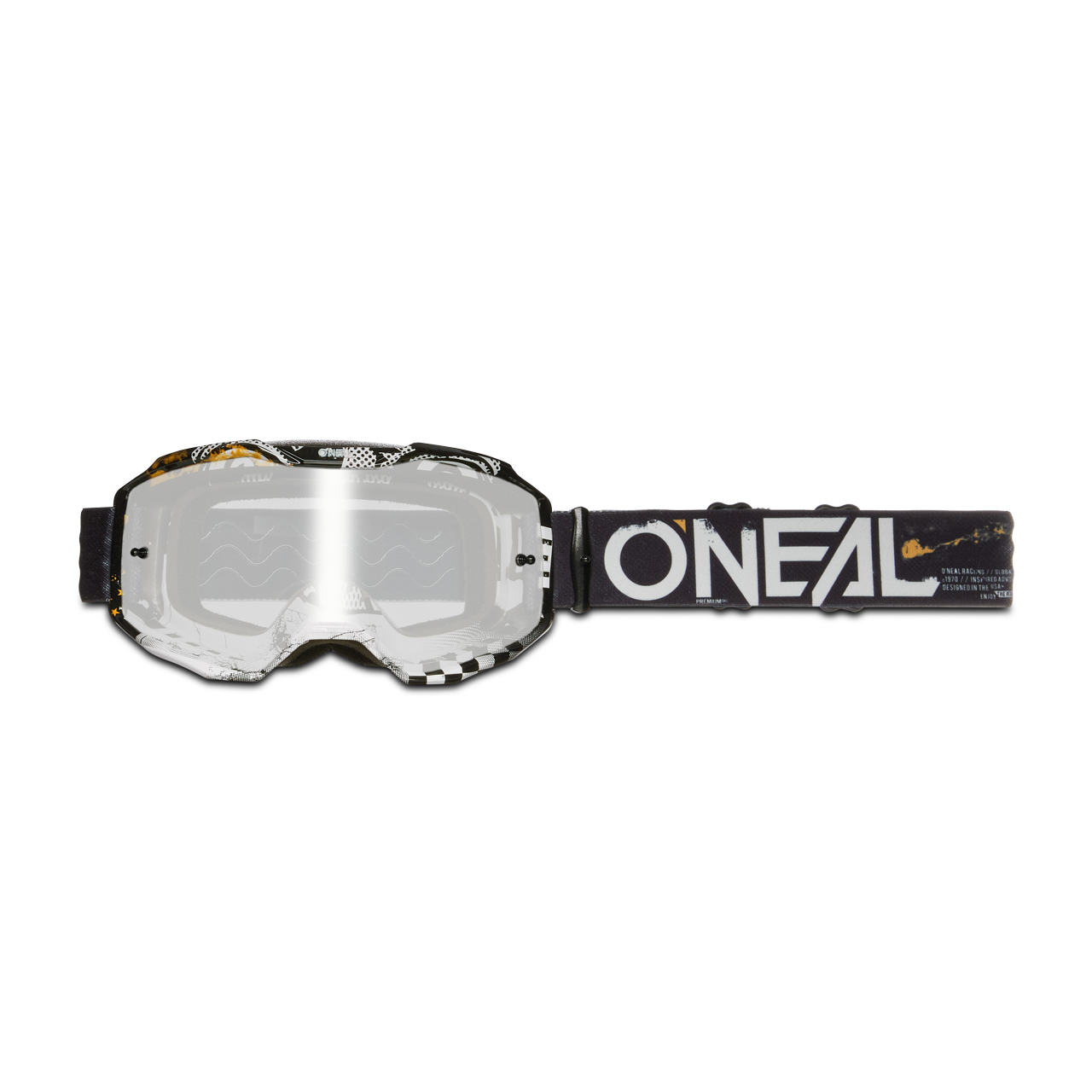 Gogle Cross O'Neal B-10 Attack Czarny/Złamany Biały