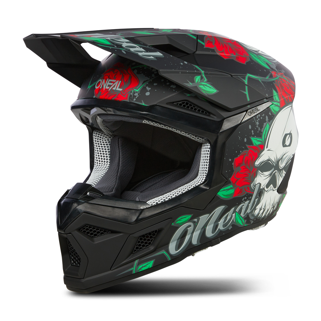 Zdjęcia - Kask motocyklowy ONeal Kask Cross O\'Neal 3SRS Czarny/MultiS 