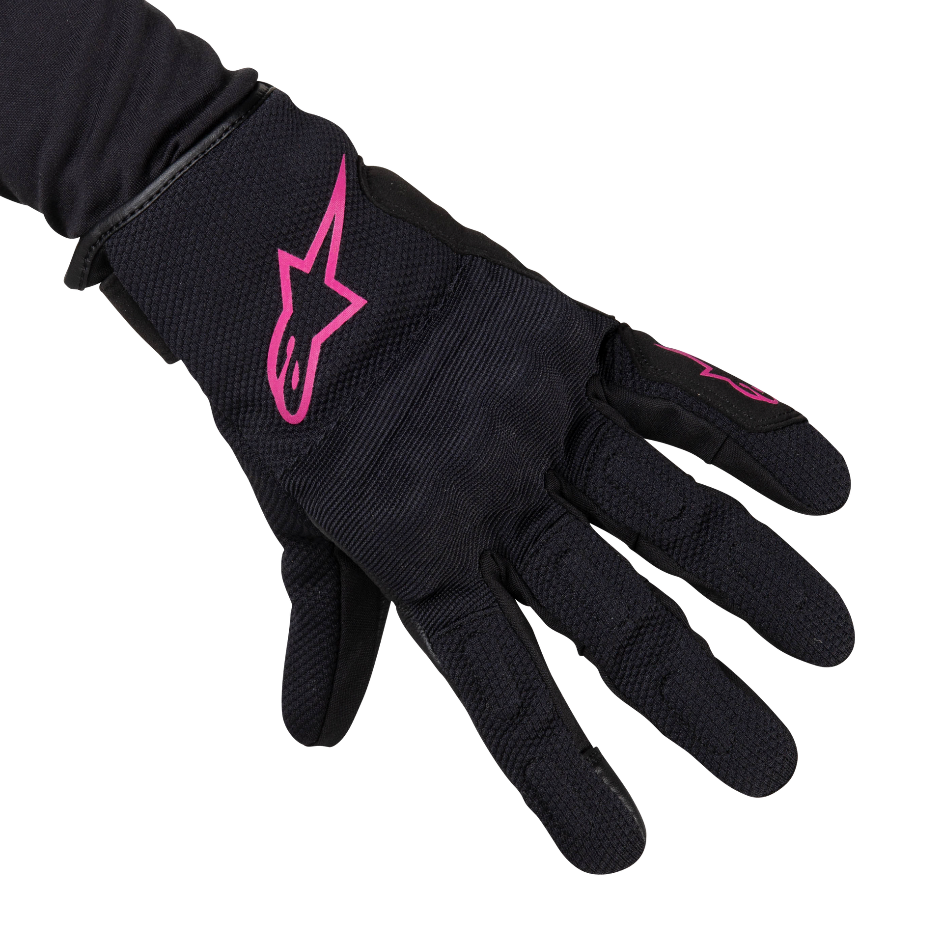 Rękawice Alpinestars Stella S Max Drystar Damskie Czarny/RóżowyXS