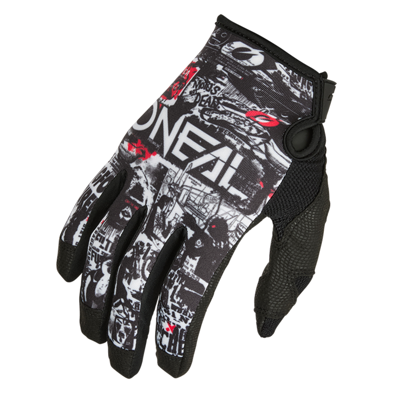 Rękawice Cross O'Neal Mayhem Czarny/Złamany BiałyXXL