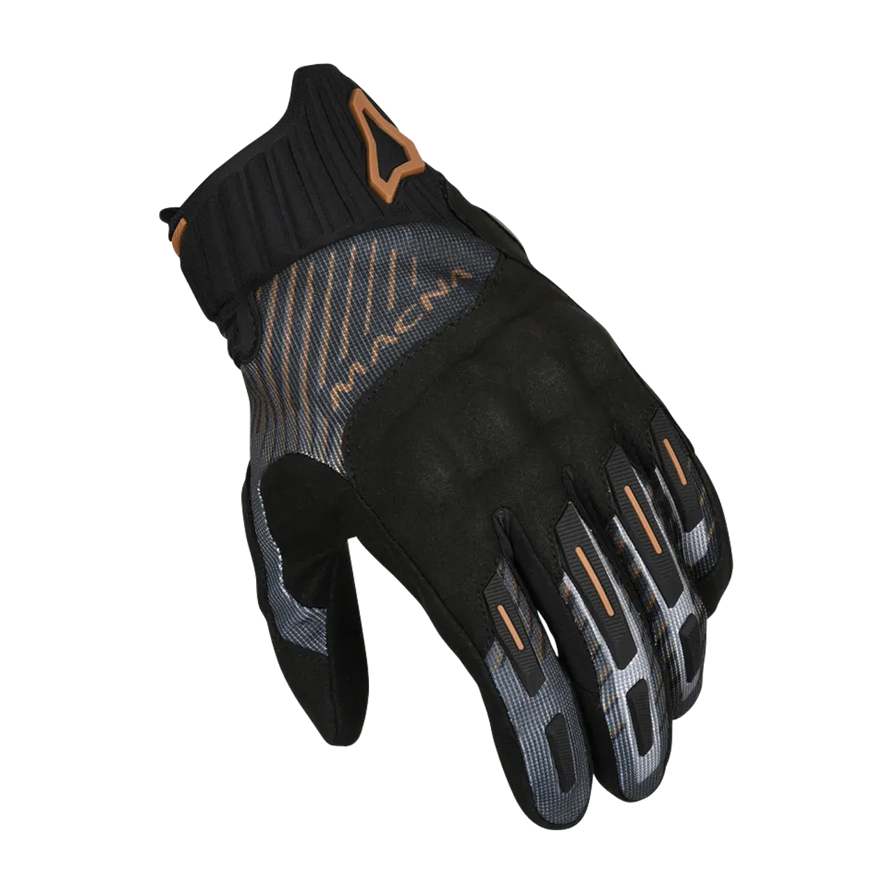 Rękawice Motocyklowe Macna Octar 2.0 Damskie Czarny/MiedzianyXL