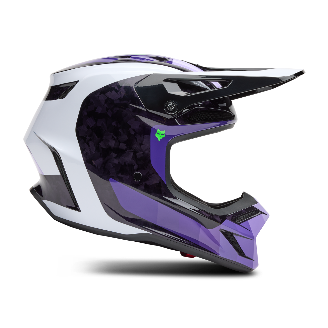 Kask Cross FOX V3 RS Grid Czarny/FioletowyXXL