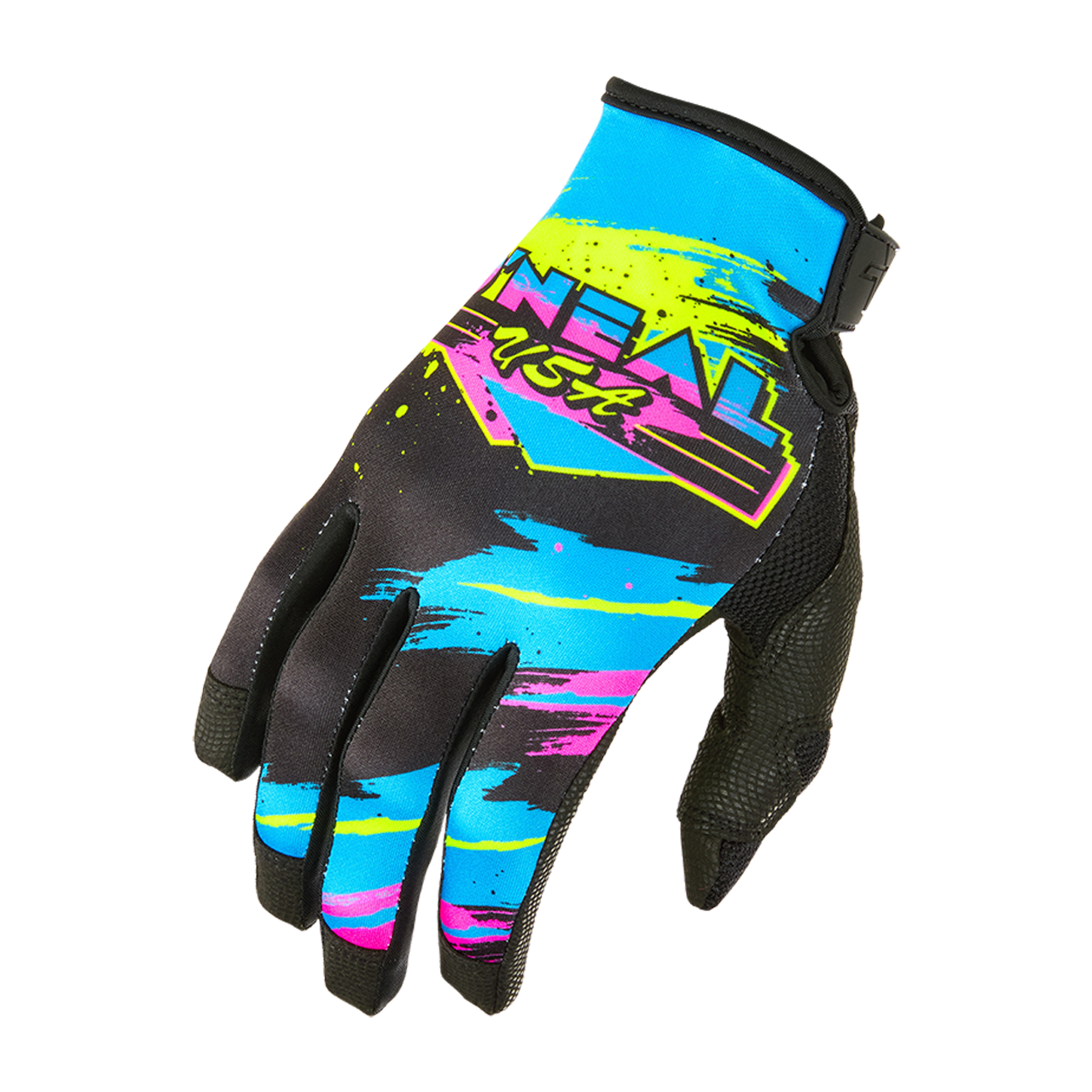 Rękawice MX O'Neal Mayhem Reseda Czarny/Neonowy ŻółtyM