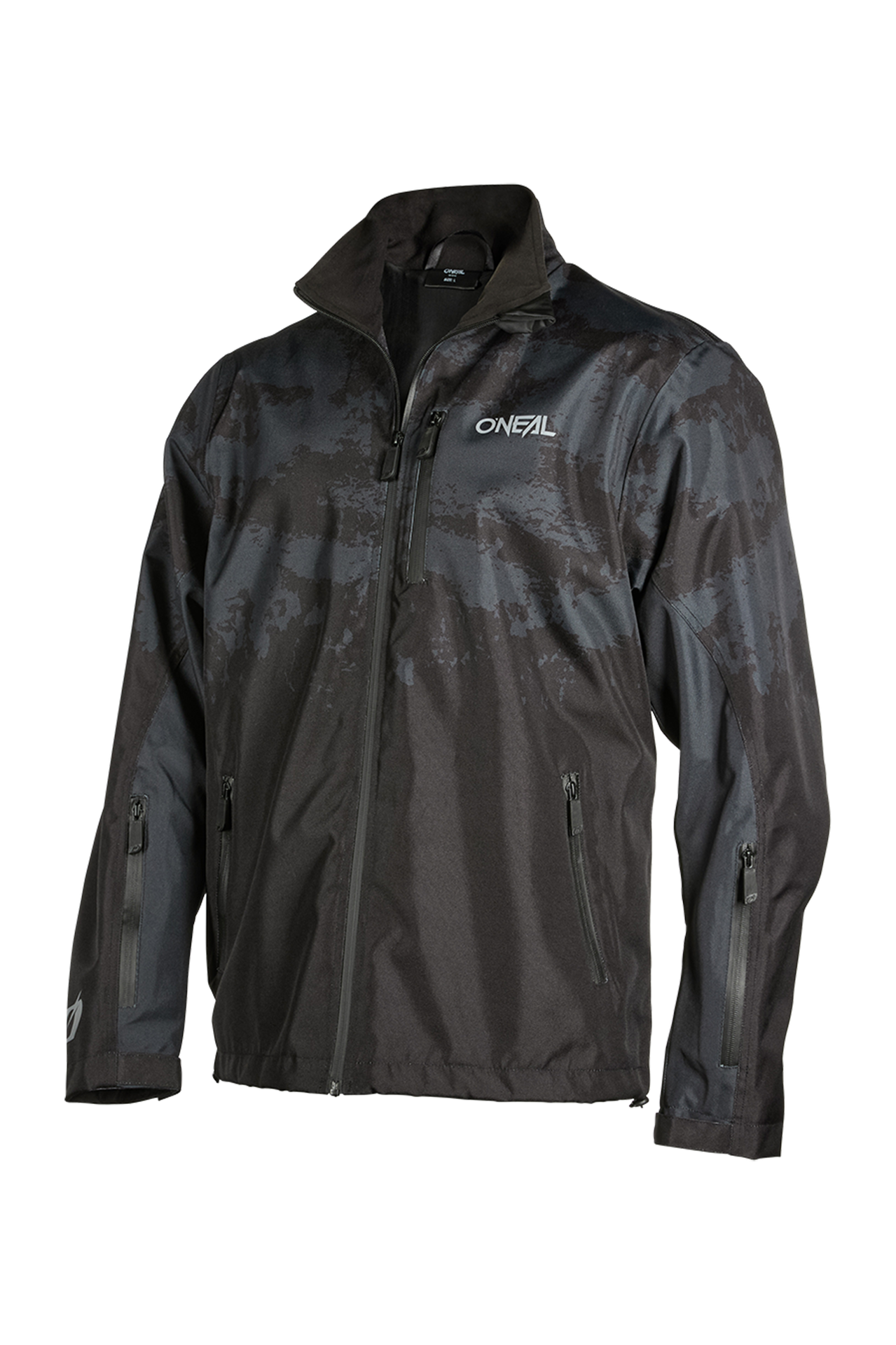 Kurtka przeciwdeszczowa MX/Enduro O'Neal Shore Rain Jacket Czarny/SzaryL