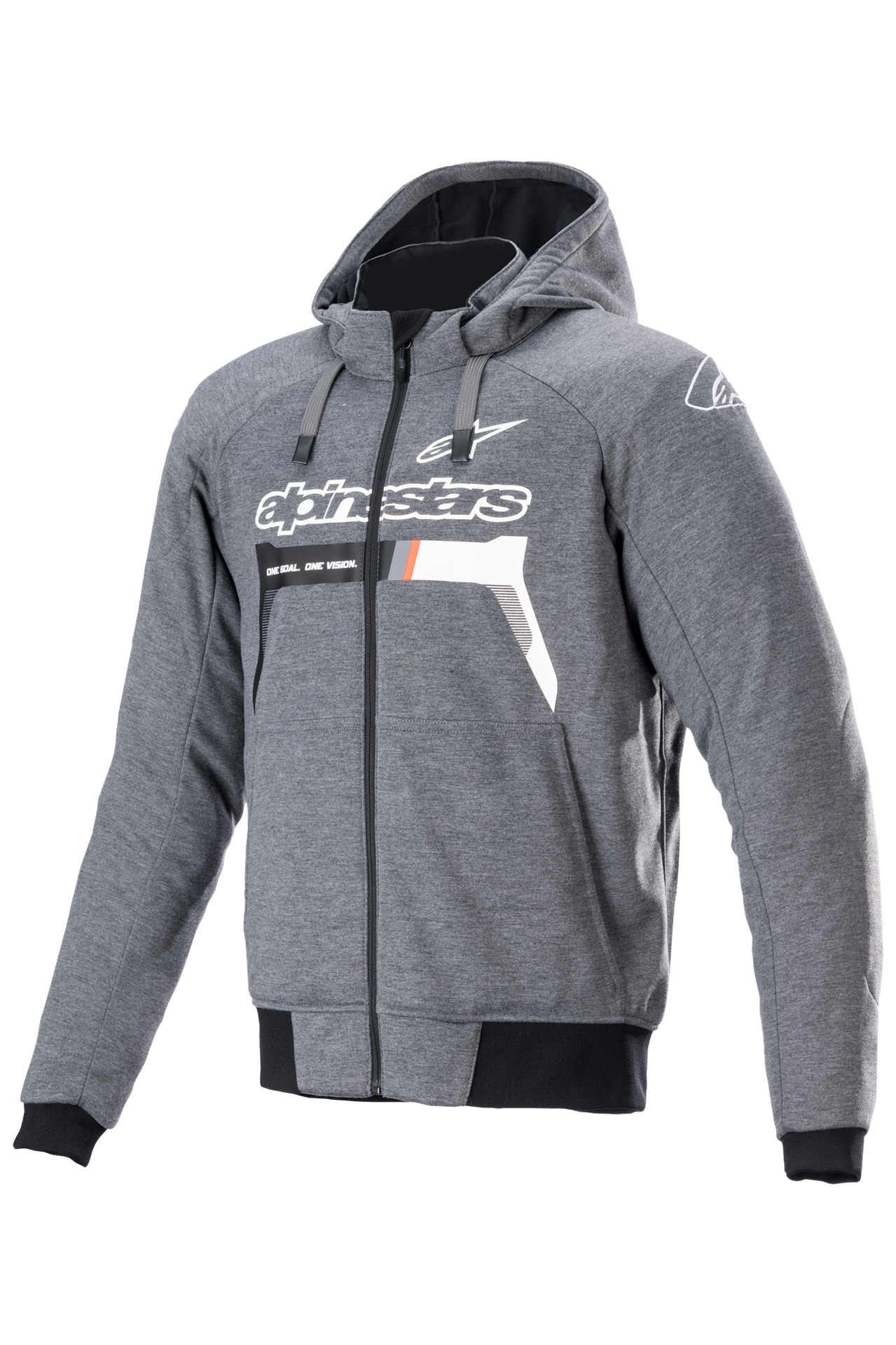 Bluza Motocyklowa Alpinestars Chrome Ignition Szary/Złamany Biały4XL