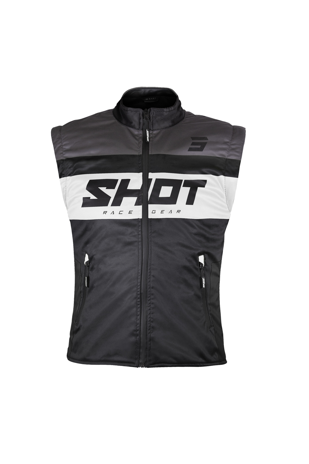 Kamizelka Enduro Shot Lite 3.0 Czarny/Złamany BiałyXXL
