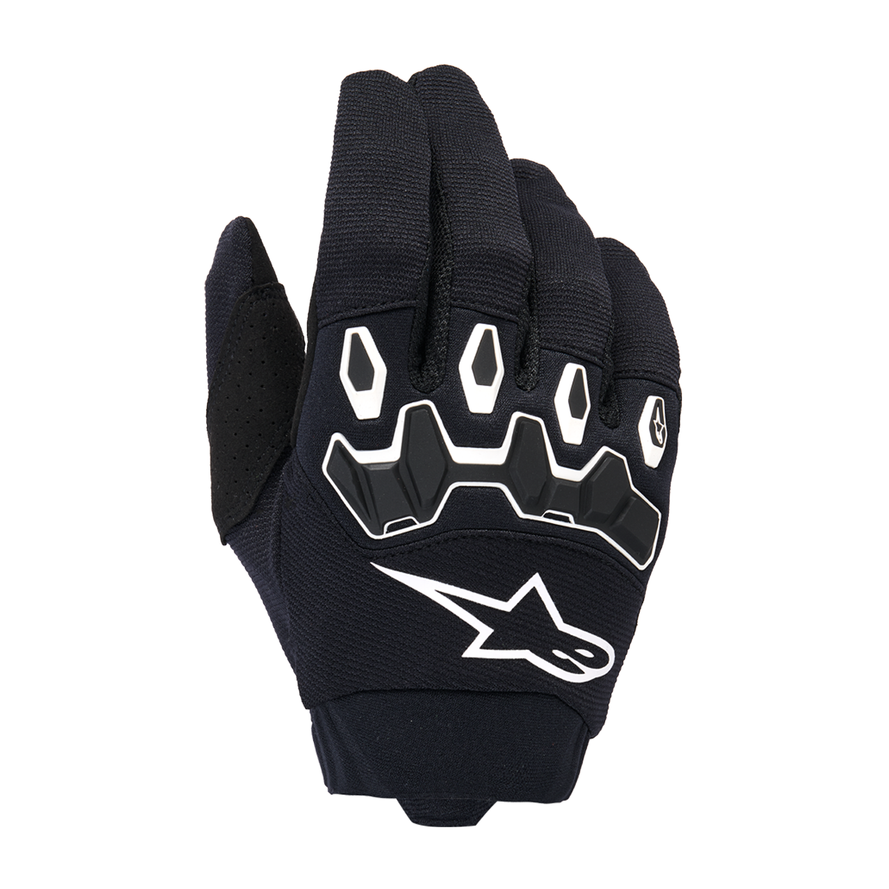 Rękawice MX Alpinestars Full Bore V2 Młodzieżowy Czarny/Złamany BiałyL