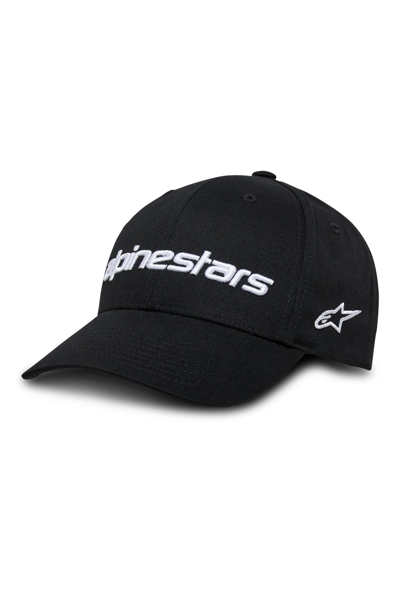 Czapka z Daszkiem Alpinestars Linear Wordmark 2.0 Czarny/Złamany BiałyOnesize