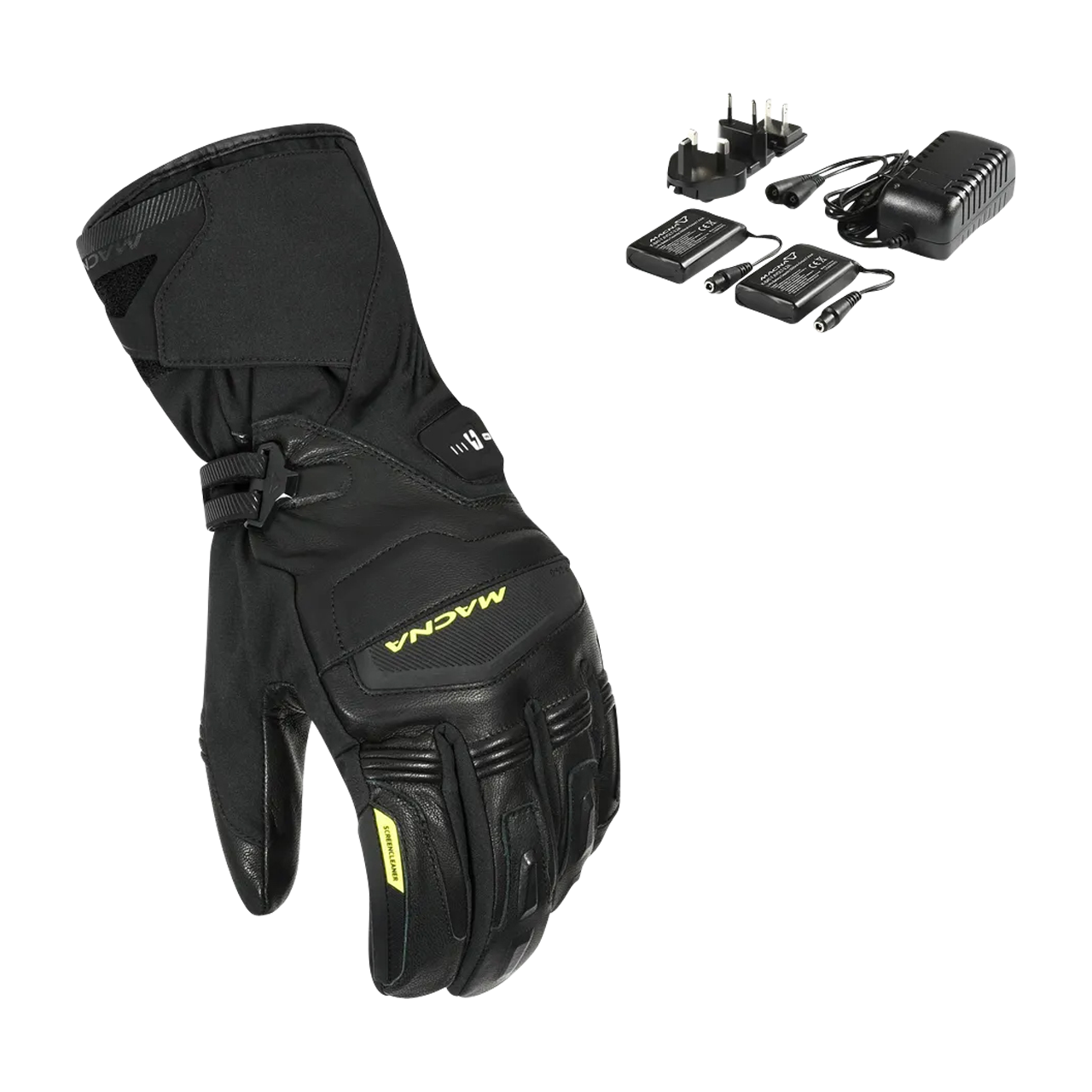 Rękawice Motocyklowe Ogrzewane Zestaw Macna Azra RTX CzarnyS