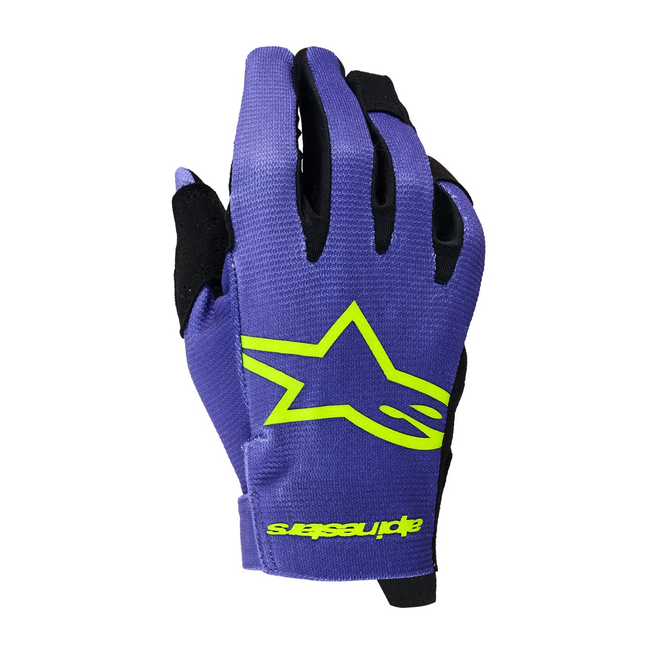 Rękawice MX Alpinestars Radar Młodzieżowy Fioletowy/ŻółtyS