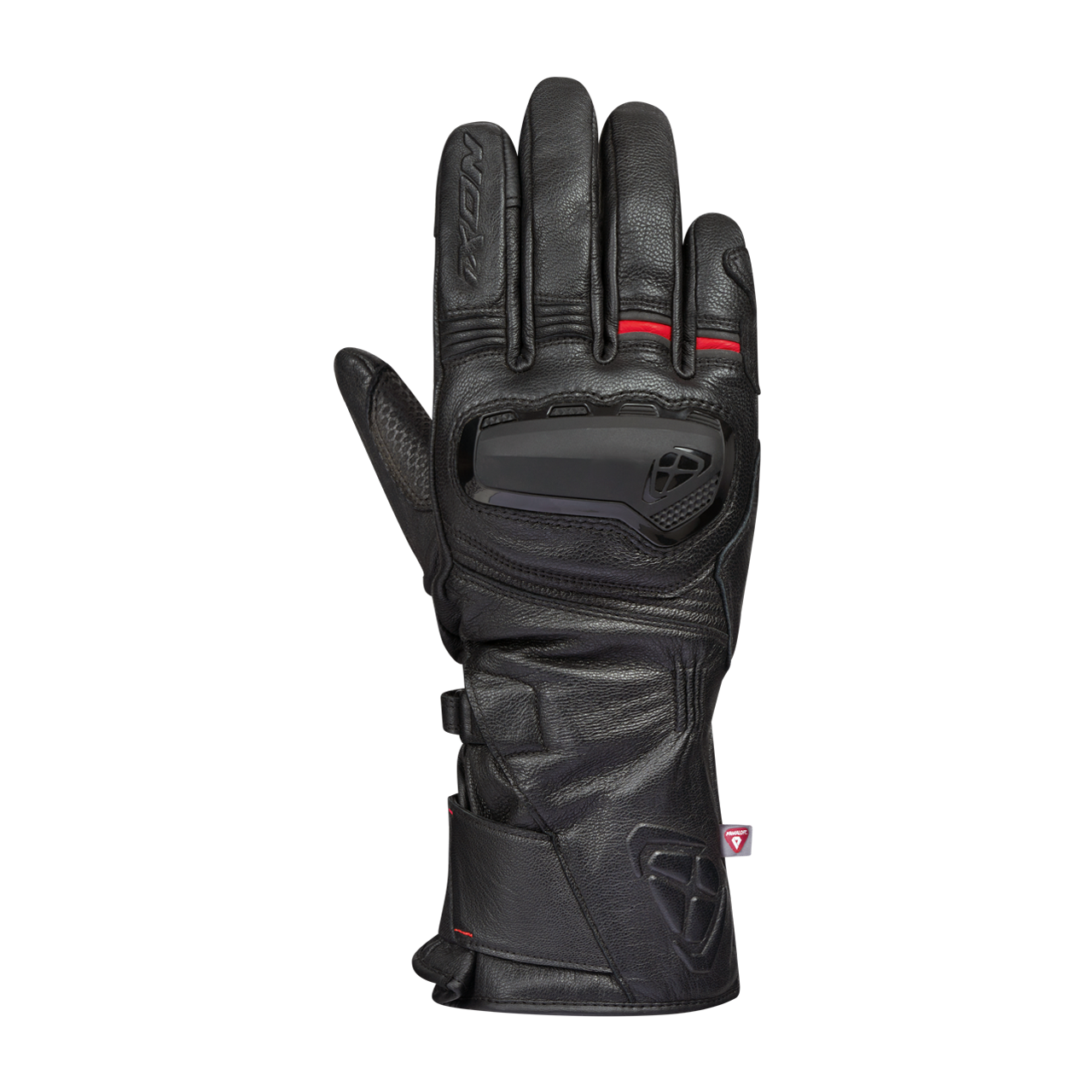 Rękawice Motocyklowe IXON Pro Miles Czarny/CzerwonyM