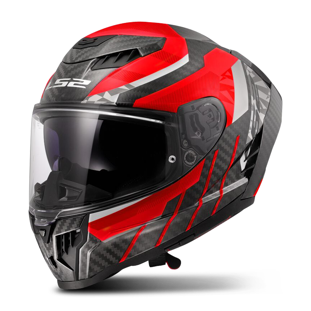 Kask Integralny LS2 FF807 Dragon CzerwonyXS