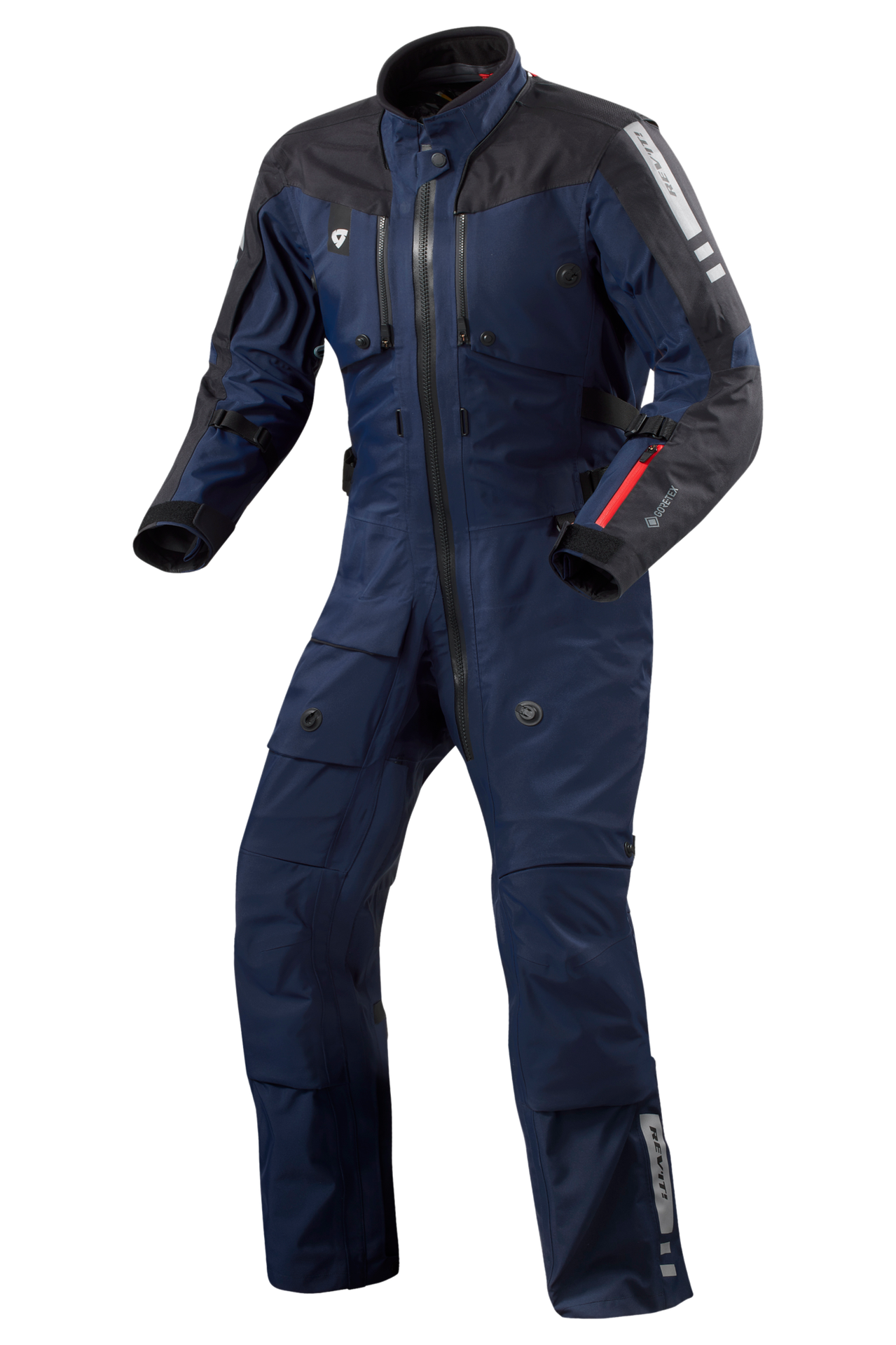Kombinezon Motocyklowy Rev'It! Paramount GTX Dłuższa Nogawka CiemnoniebieskiM Długi