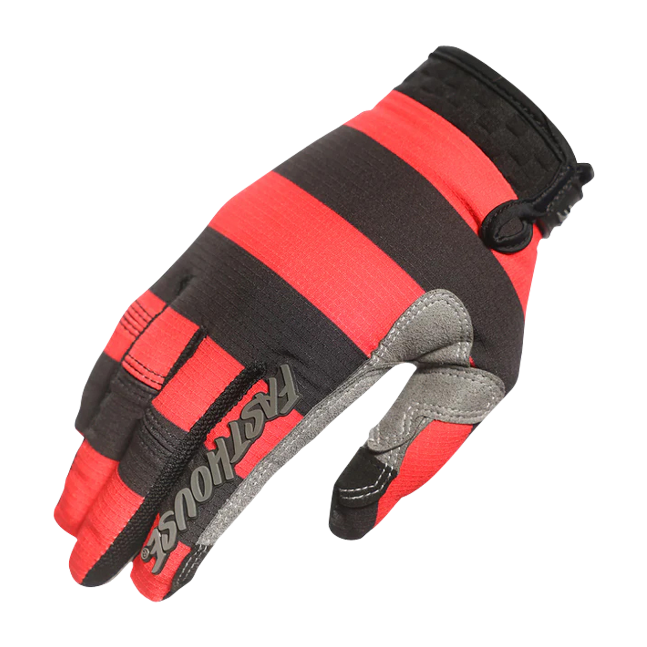 Rękawice Cross Fasthouse Speed Style Akin Czarny/CzerwonyXL
