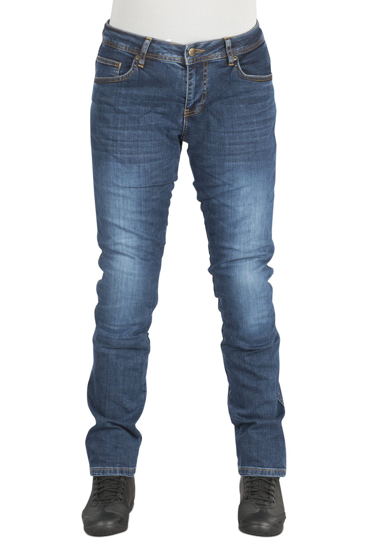 Jeansy Motocyklowe Damskie iXS Classic AR Clarkson NiebieskiW34 x L34