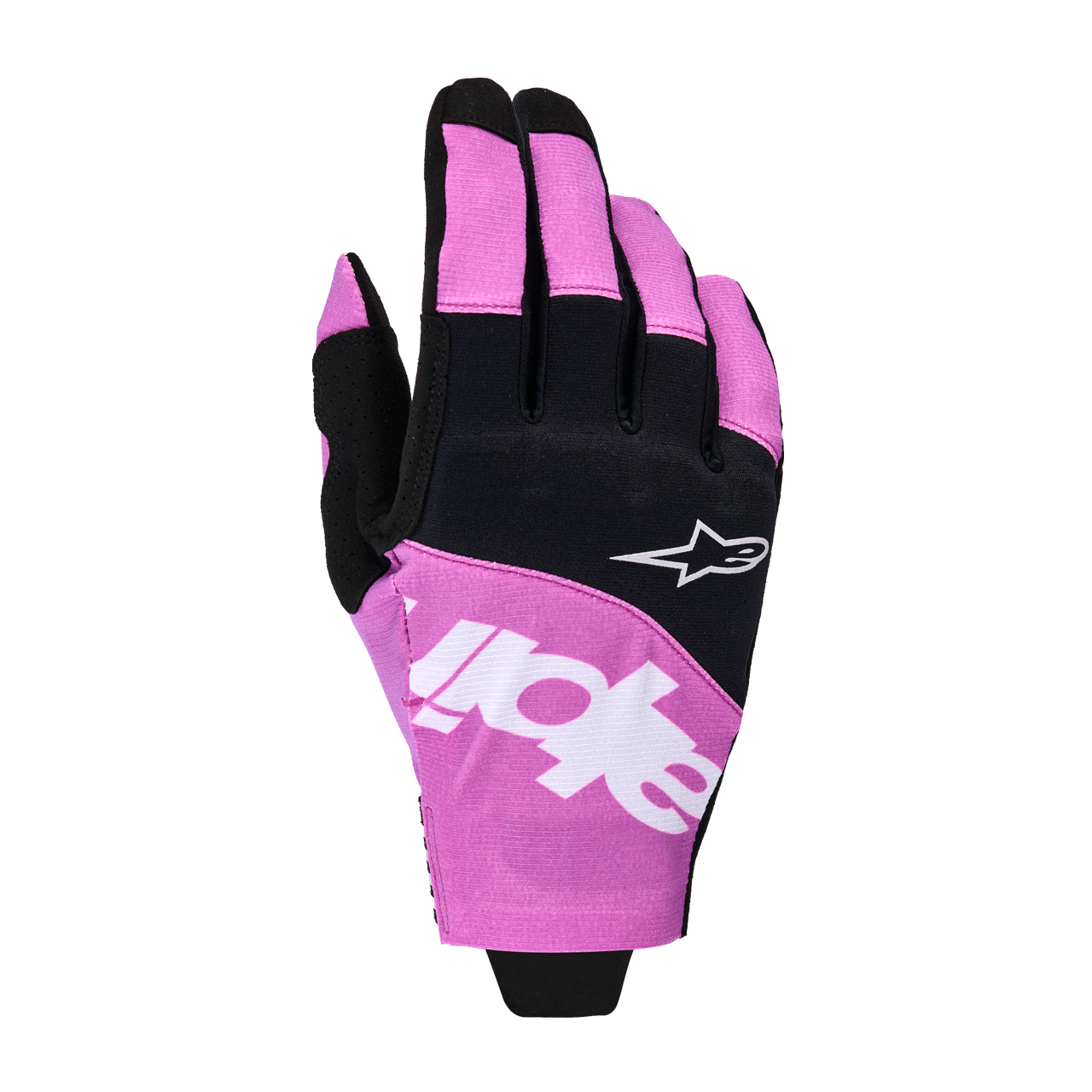 Rękawice MX Alpinestars Techstar Czarny/Szary/FioletowyXXL