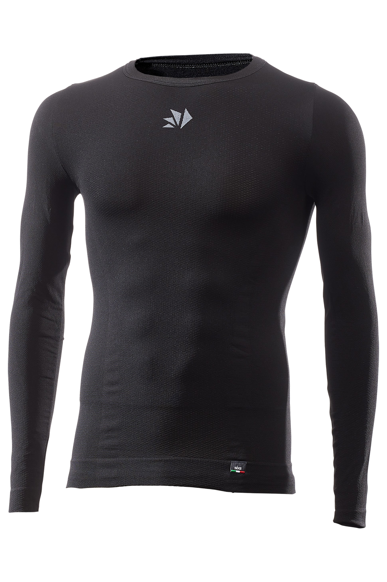 Koszulka SIXS TS2 V2 warstwa podstawowa Całkowicie czarnyXS/S