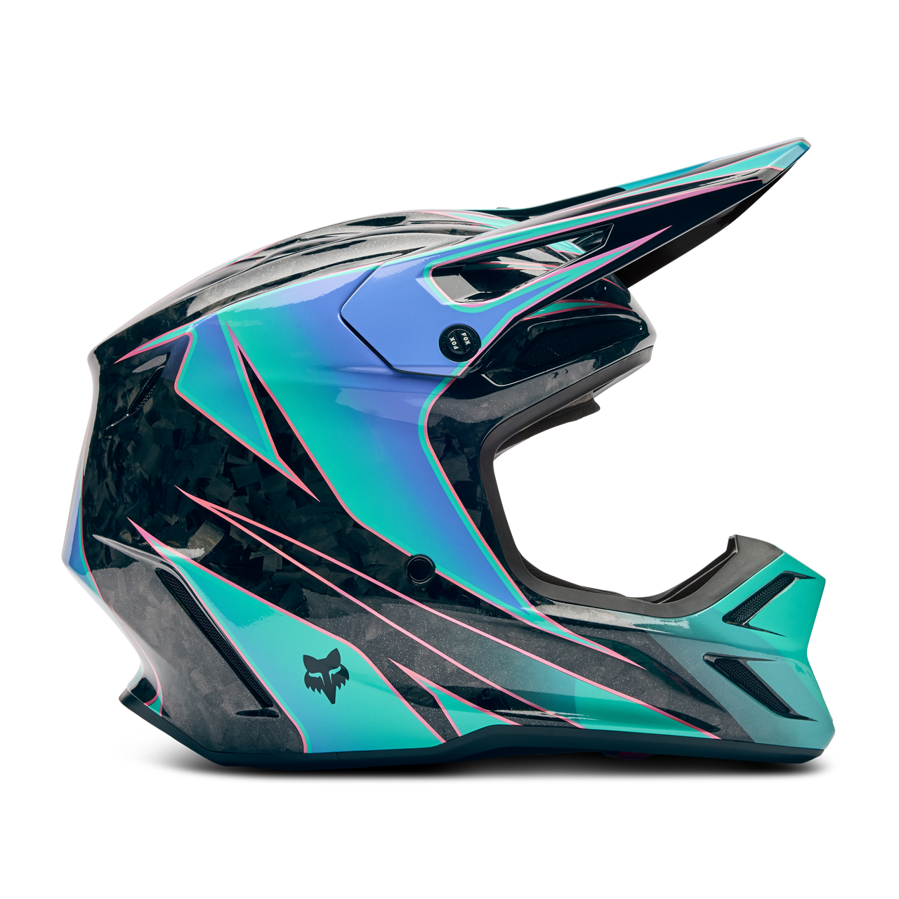 Kask Cross FOX V3 RS Canvas AquaS