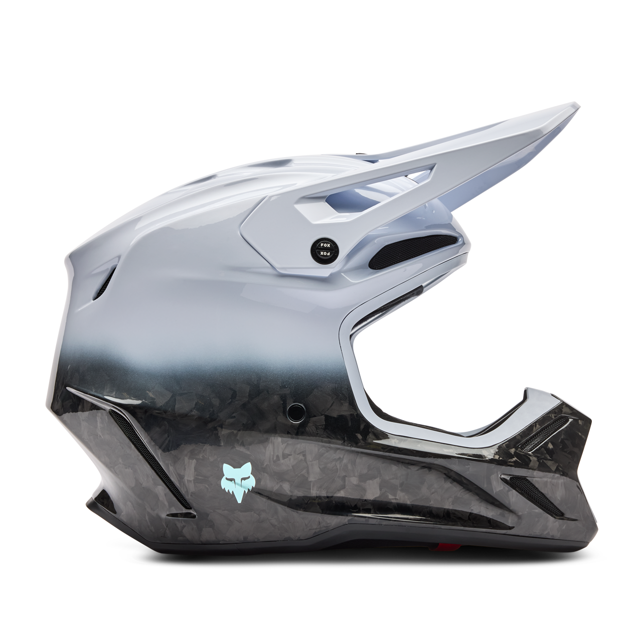 Kask Cross FOX V3 RS Ghost Złamany BiałyS