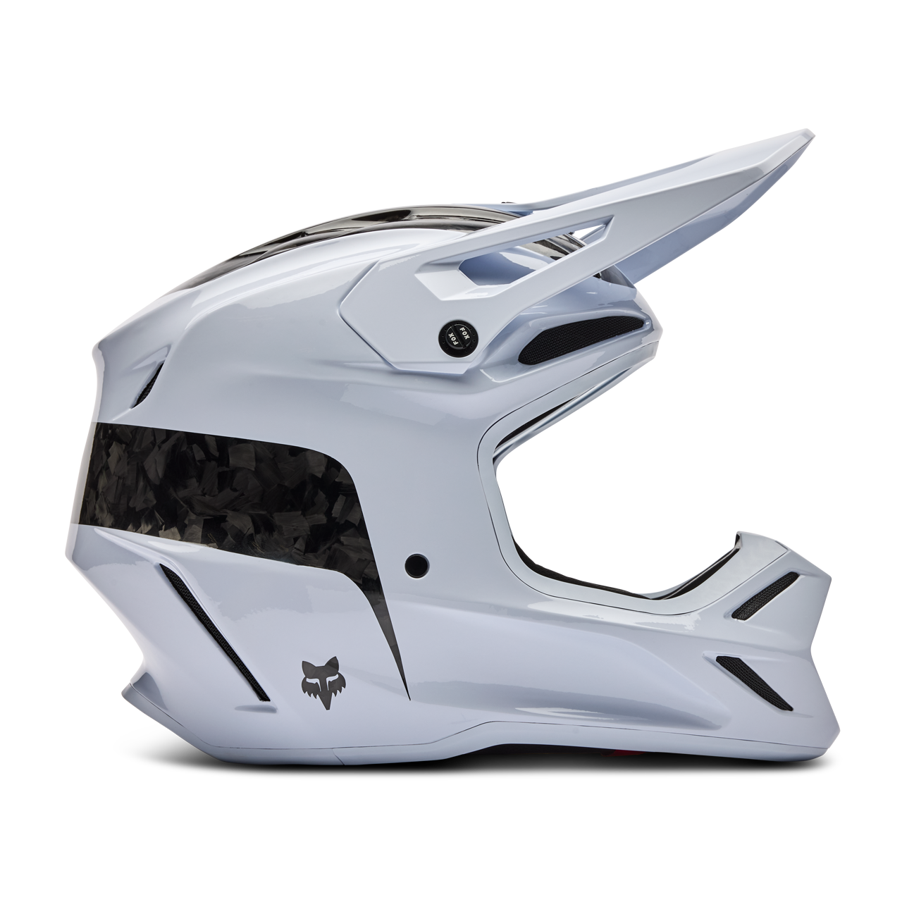 Kask Cross FOX V3 RS Fracture Złamany BiałyS