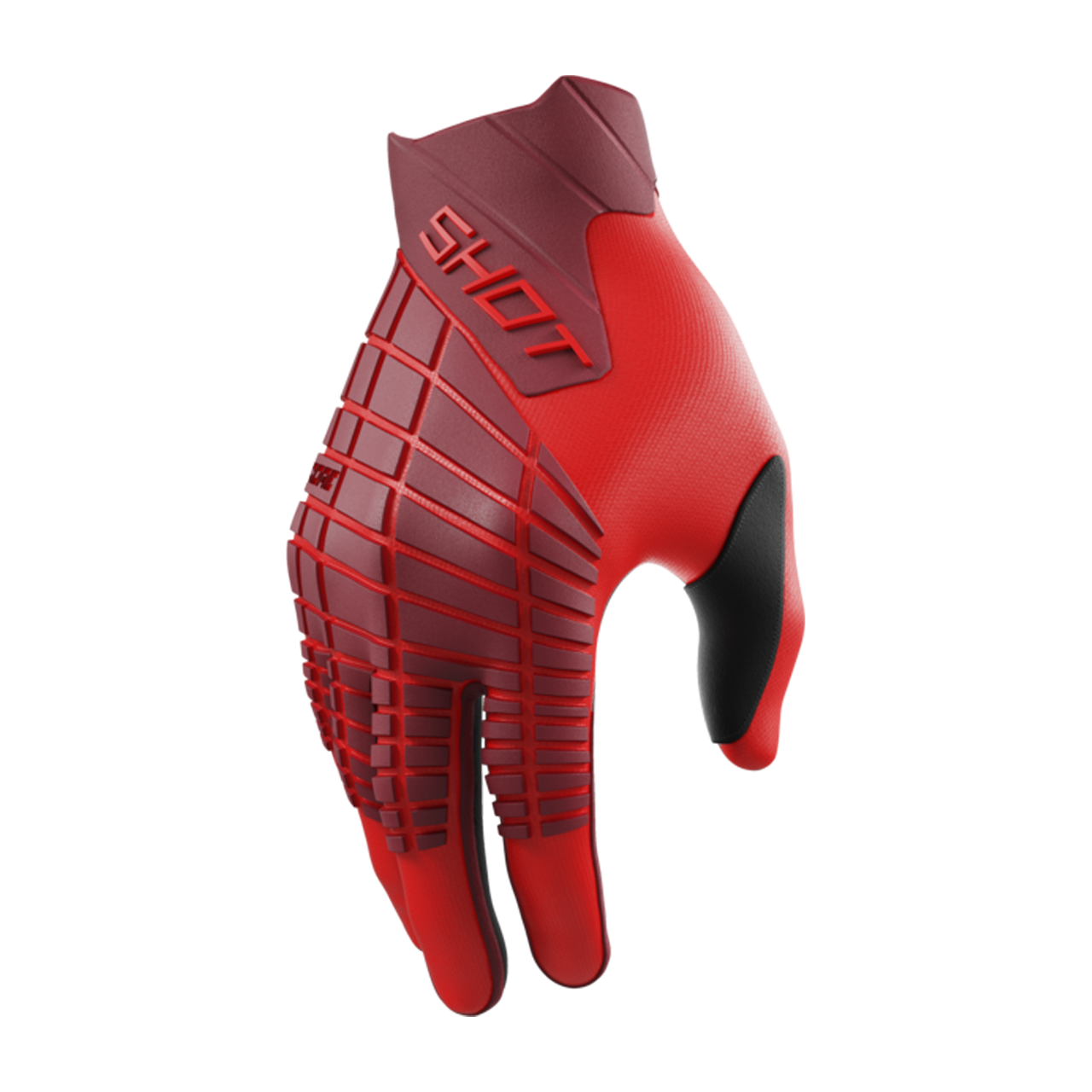 Rękawice MX Shot Core Max CzerwonyXL