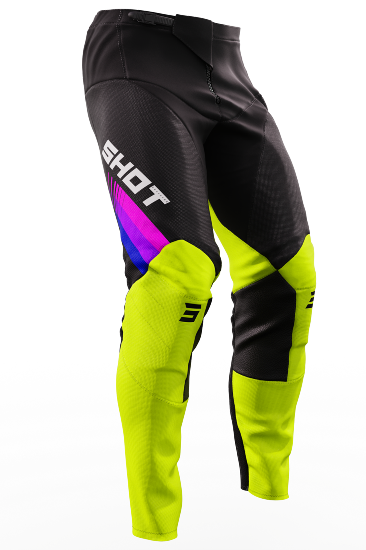 Spodnie Cross Shot Tracer Neonowy Żółty34