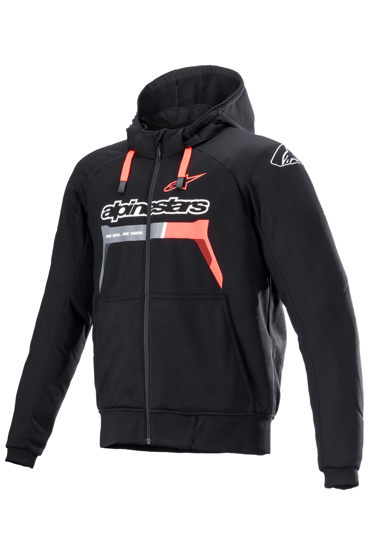 Bluza Motocyklowa Alpinestars Chrome Ignition Czarny/CzerwonyXL