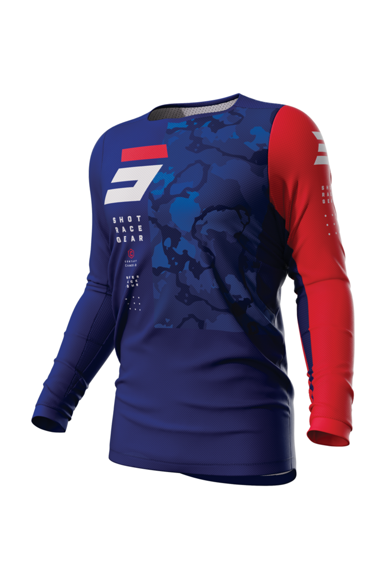Bluza Cross Shot Camo 2.0 NiebieskiL
