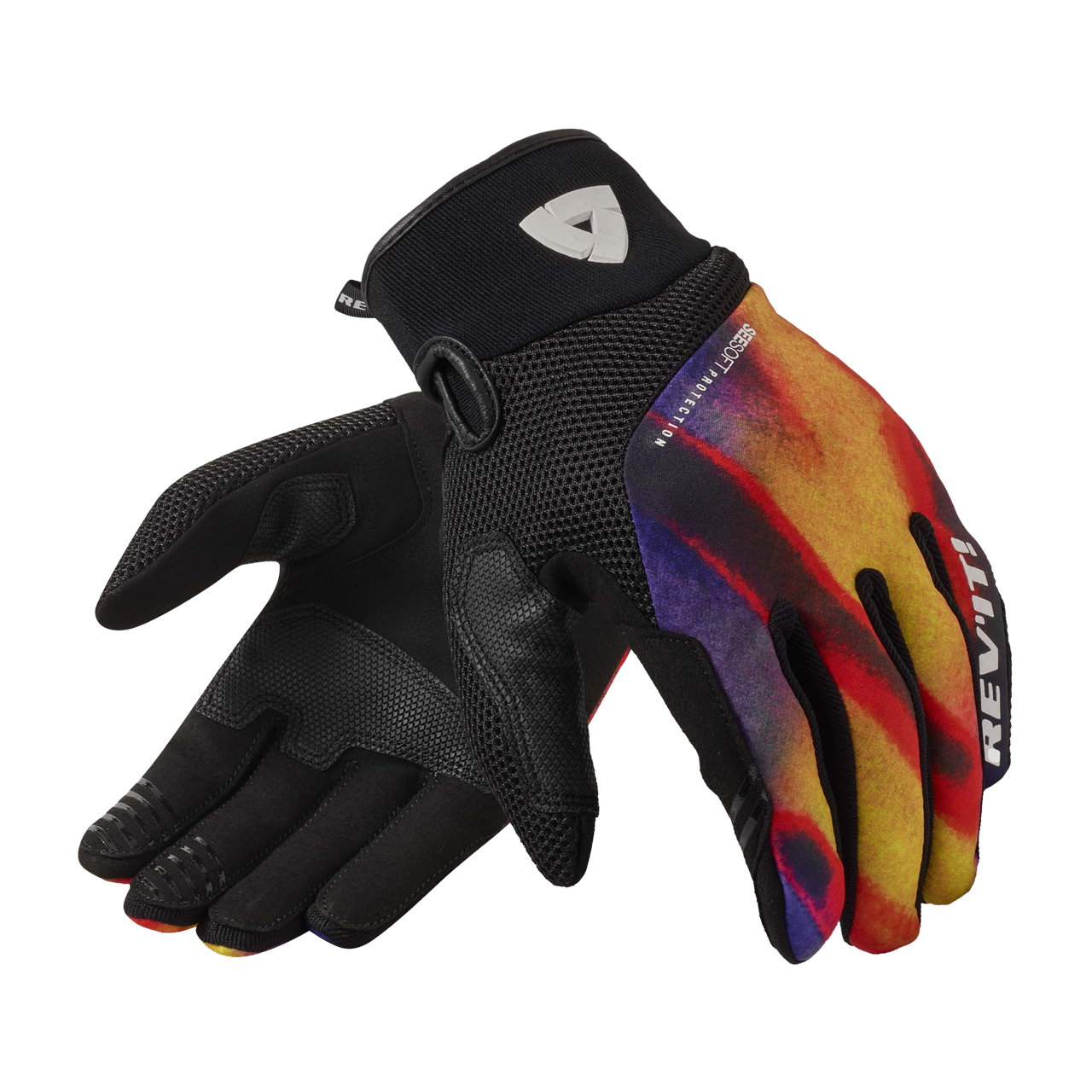 Rękawice Motocyklowe REV'IT! Surge Czarny/PomarańczowyS
