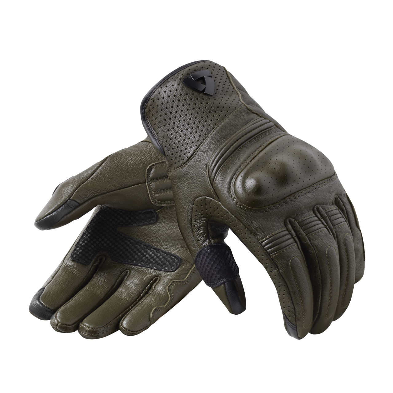 Rękawice Motocyklowe Rev'it! Monster 3 CiemnozielonyXL