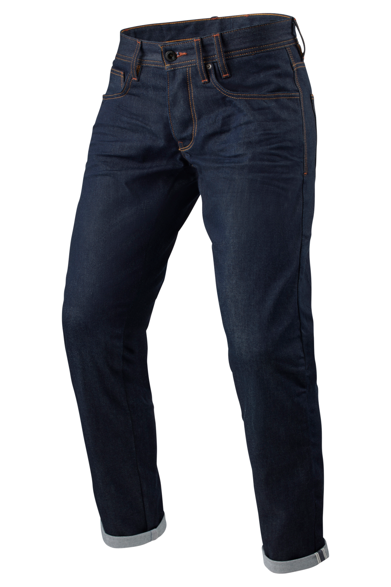 Spodnie Motocyklowe Rev'it! Lewis Selvedge TF CiemnoniebieskiW32 × L36