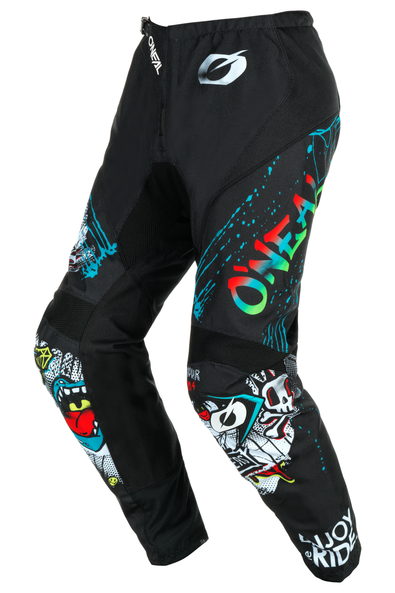 Spodnie Cross O'Neal Element Rancid Czarny/Złamany Biały34