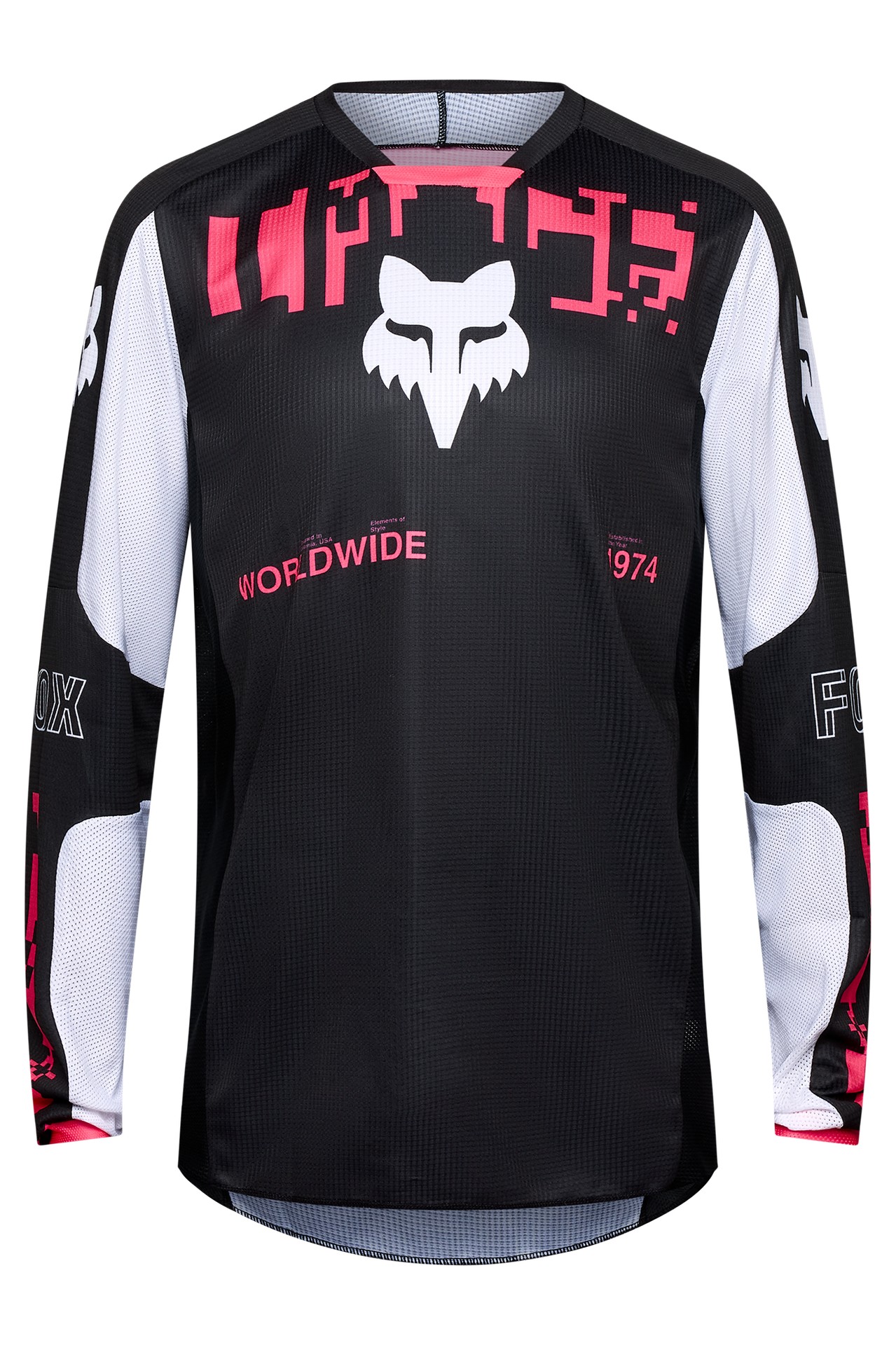 Bluza Cross FOX 180 Digi Image Czarny/RóżowyXL