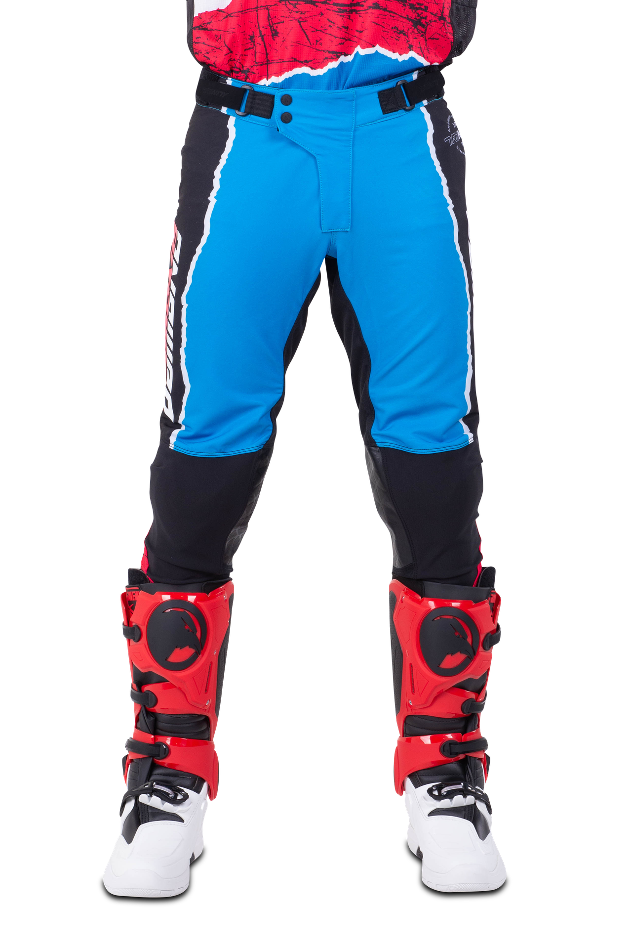 Spodnie Cross Answer Racing Trinity Pro Glo Niebieski/Elektryczny Różowy/Czarny28